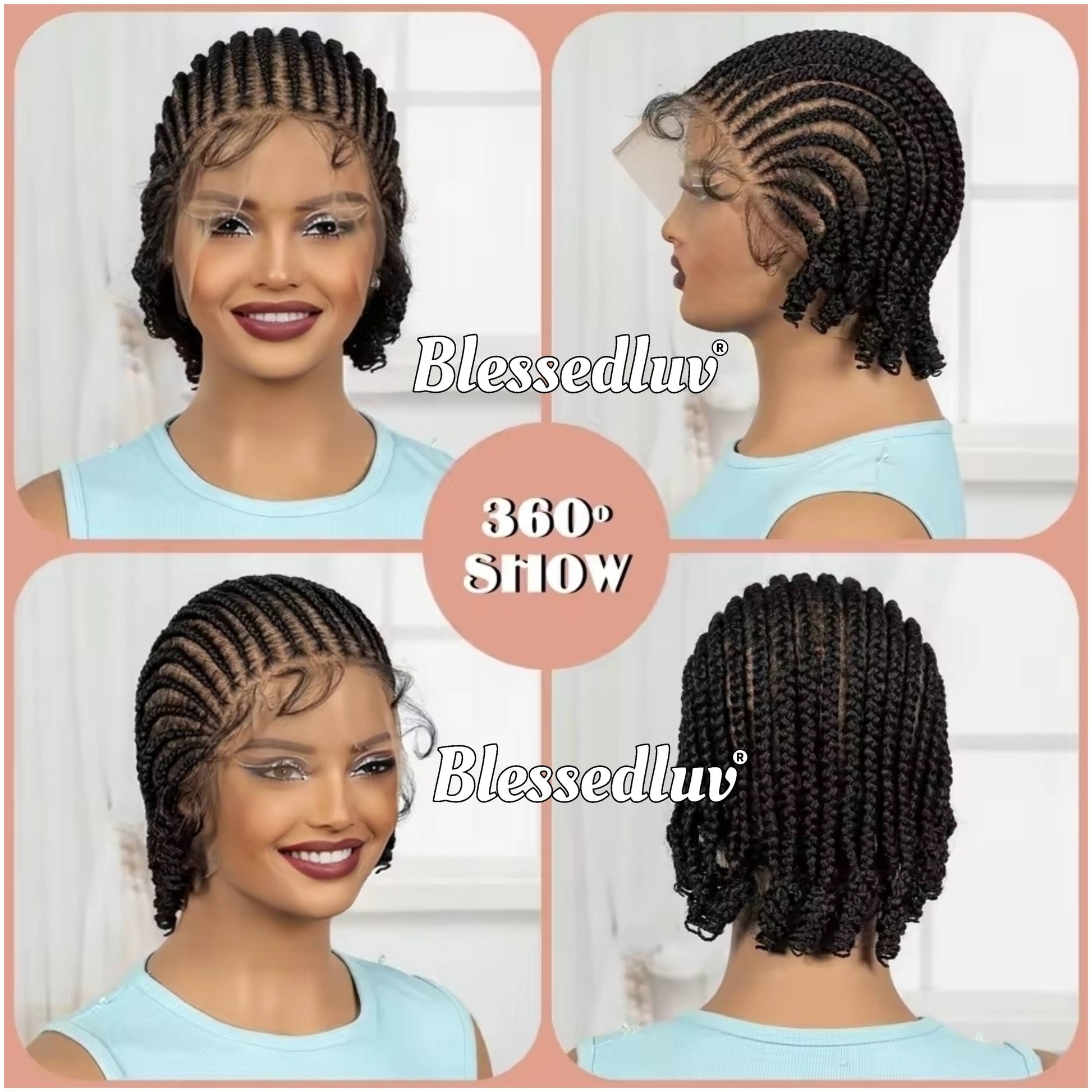 Buki - Cornrow Full Lace HD Wig - Ready To Wear-Wig-Blessedluv.com-Brazilianweave.com