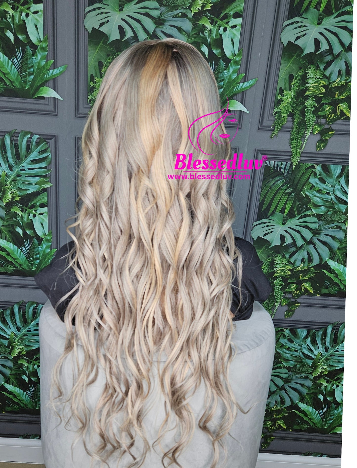 Madeline - Blonde Balayage Closure Wig-Wigs-www.blessedluv.com-Brazilianweave.com