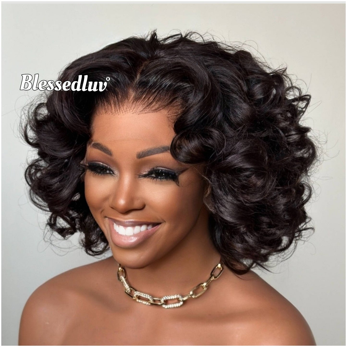Karen – Bouncy Curls Glueless HD 5x5 Closure Lace Wig, Ready to Wear-Blessedluv.com-Brazilianweave.com