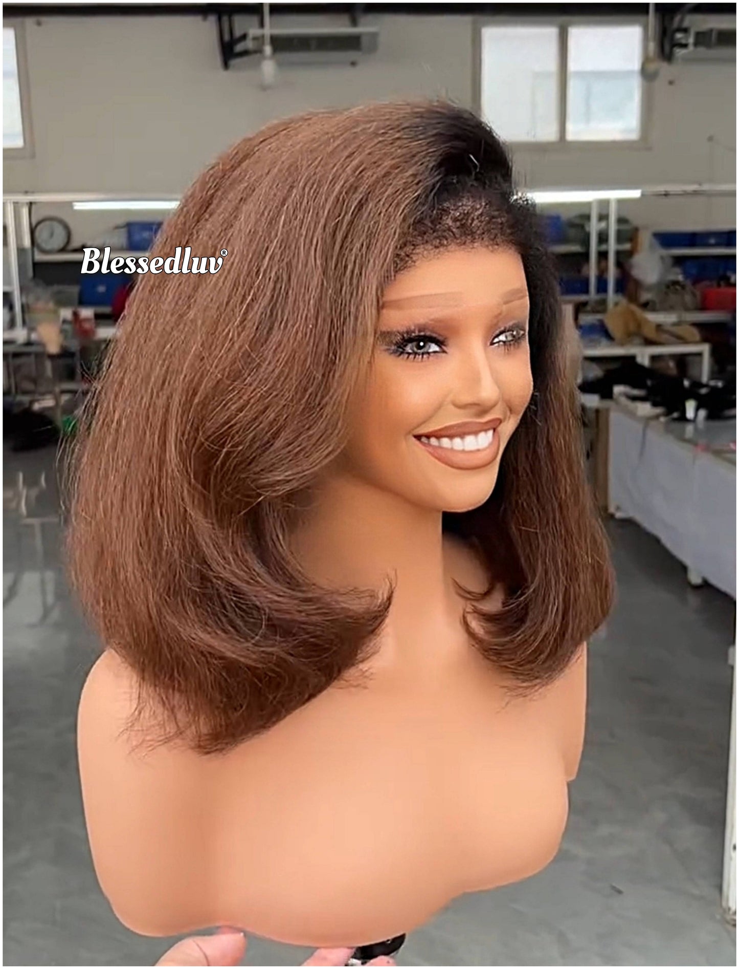 Ludmia – HD Ombré Custom Glueless Bob Wig | Choose Lagos or Standard Hairline-Wig-Blessedluv.com-Brazilianweave.com