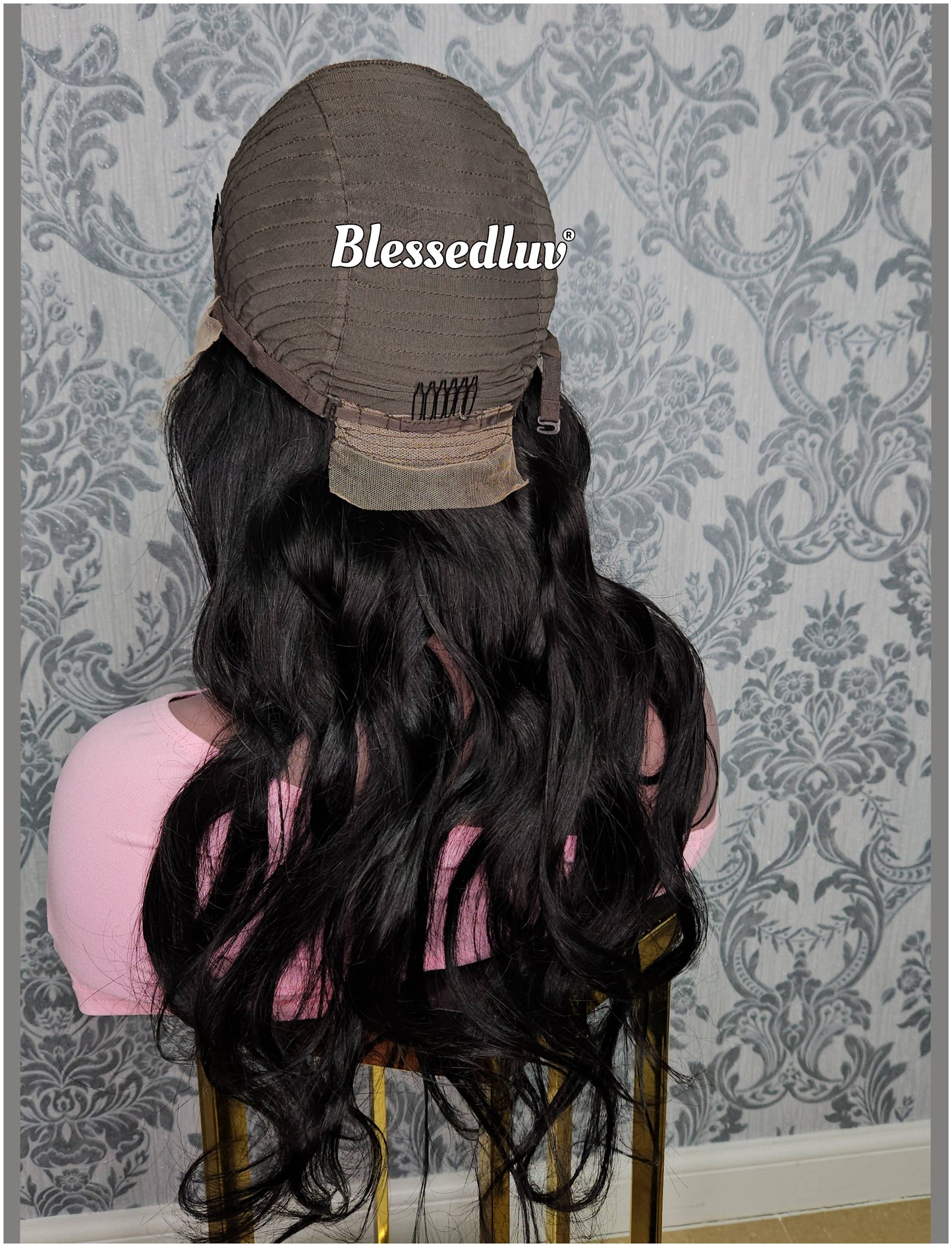 Rebecca - Colour #1 HD Lace Frontal Straight Glueless Wig-Wig-Blessedluv.com-Brazilianweave.com