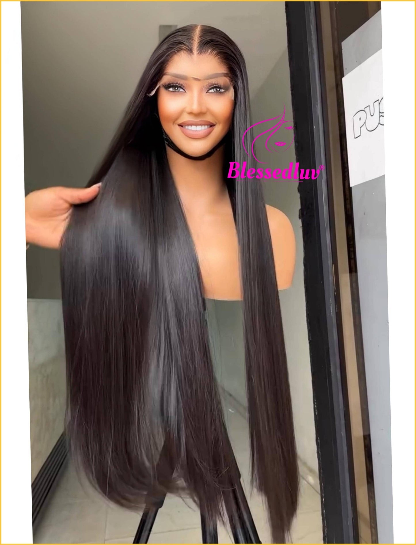 Christy - Bone Straight Luxury Super Double Drawn Wig - Last 6 years+-Blessedluv.com-Brazilianweave.com