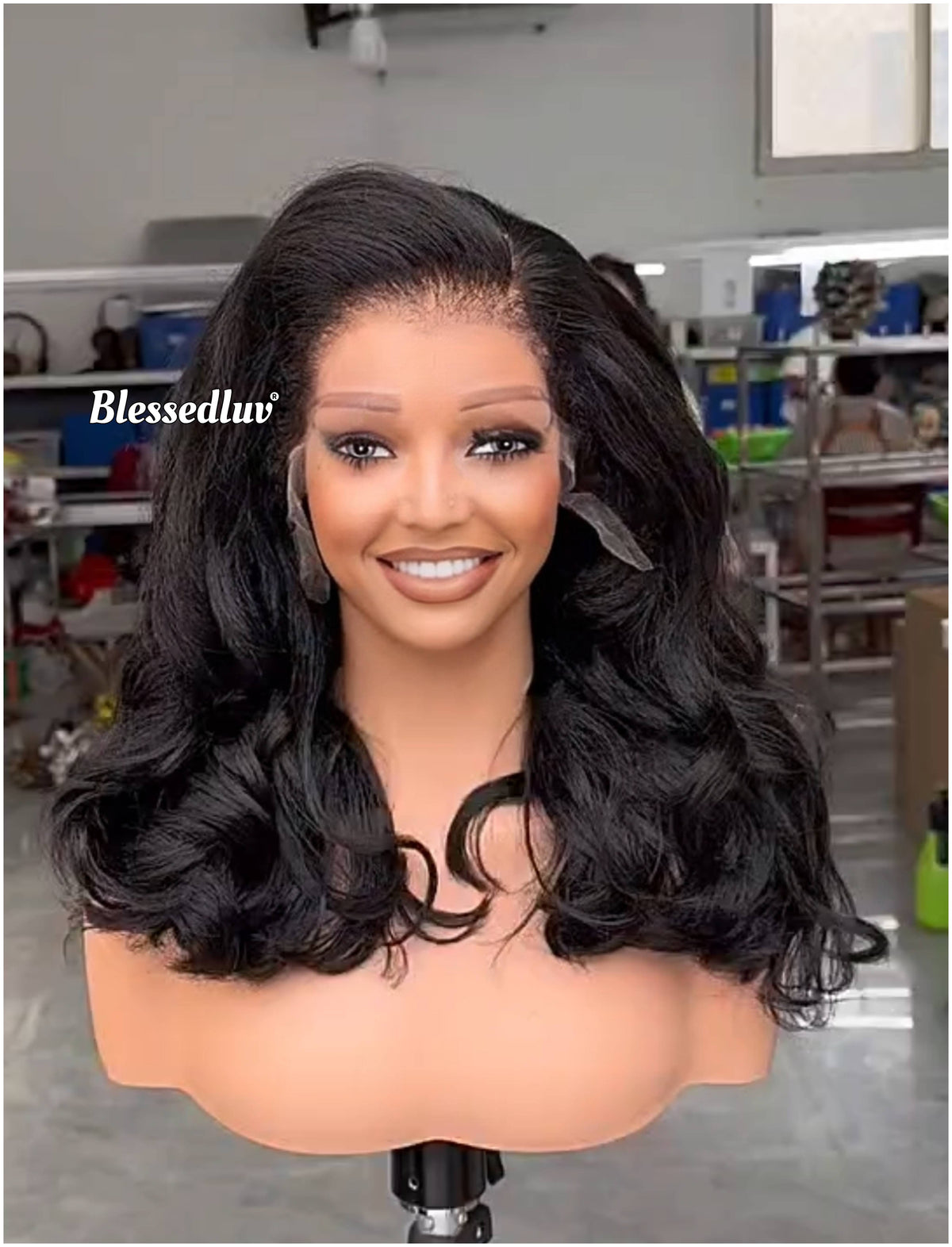 Robin – Textured Wavy Wig | Choose Lagos Hairline or Standard Hairline-Wig-Blessedluv.com-Brazilianweave.com