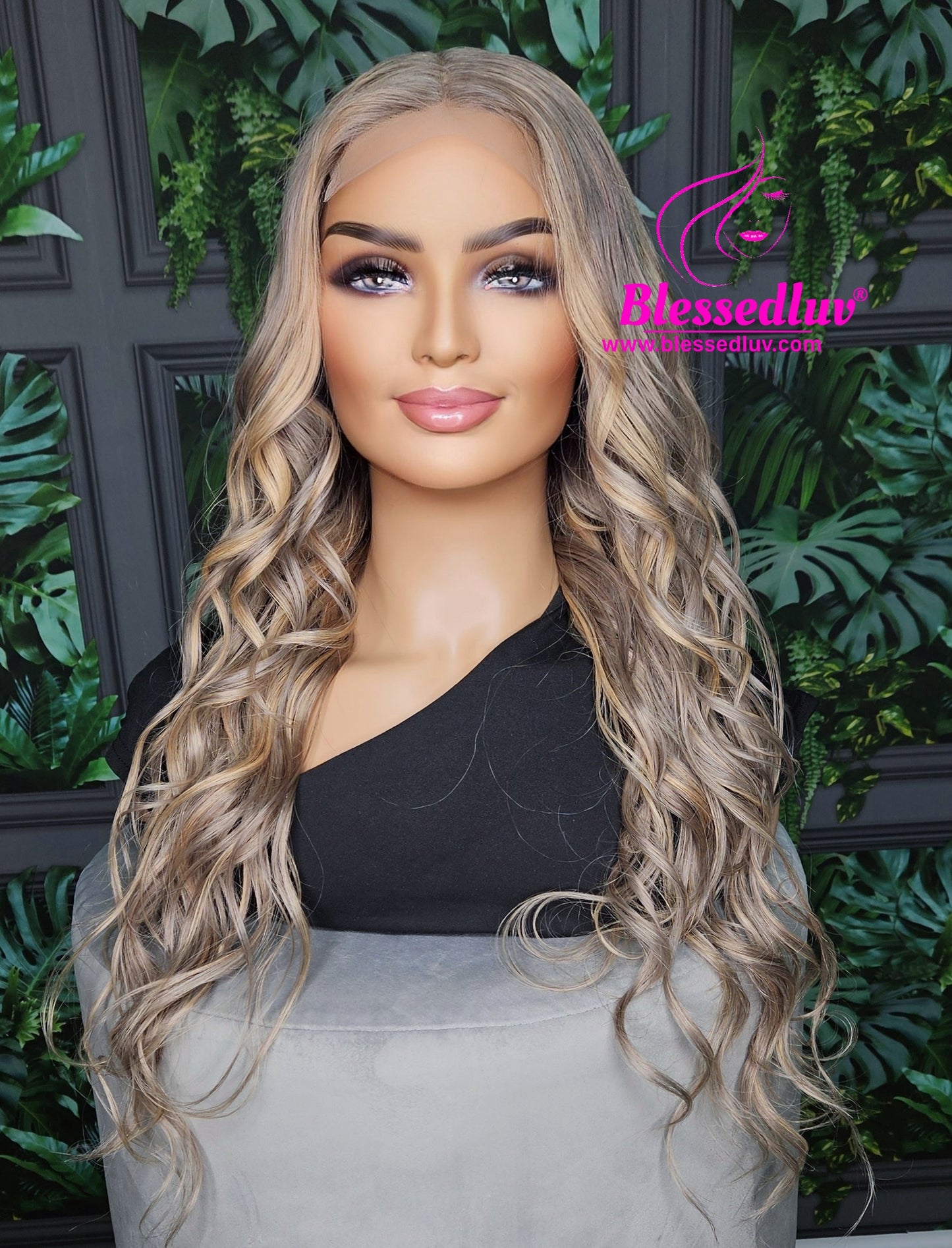 Madeline - Blonde Balayage Closure Wig-Wigs-www.blessedluv.com-Brazilianweave.com
