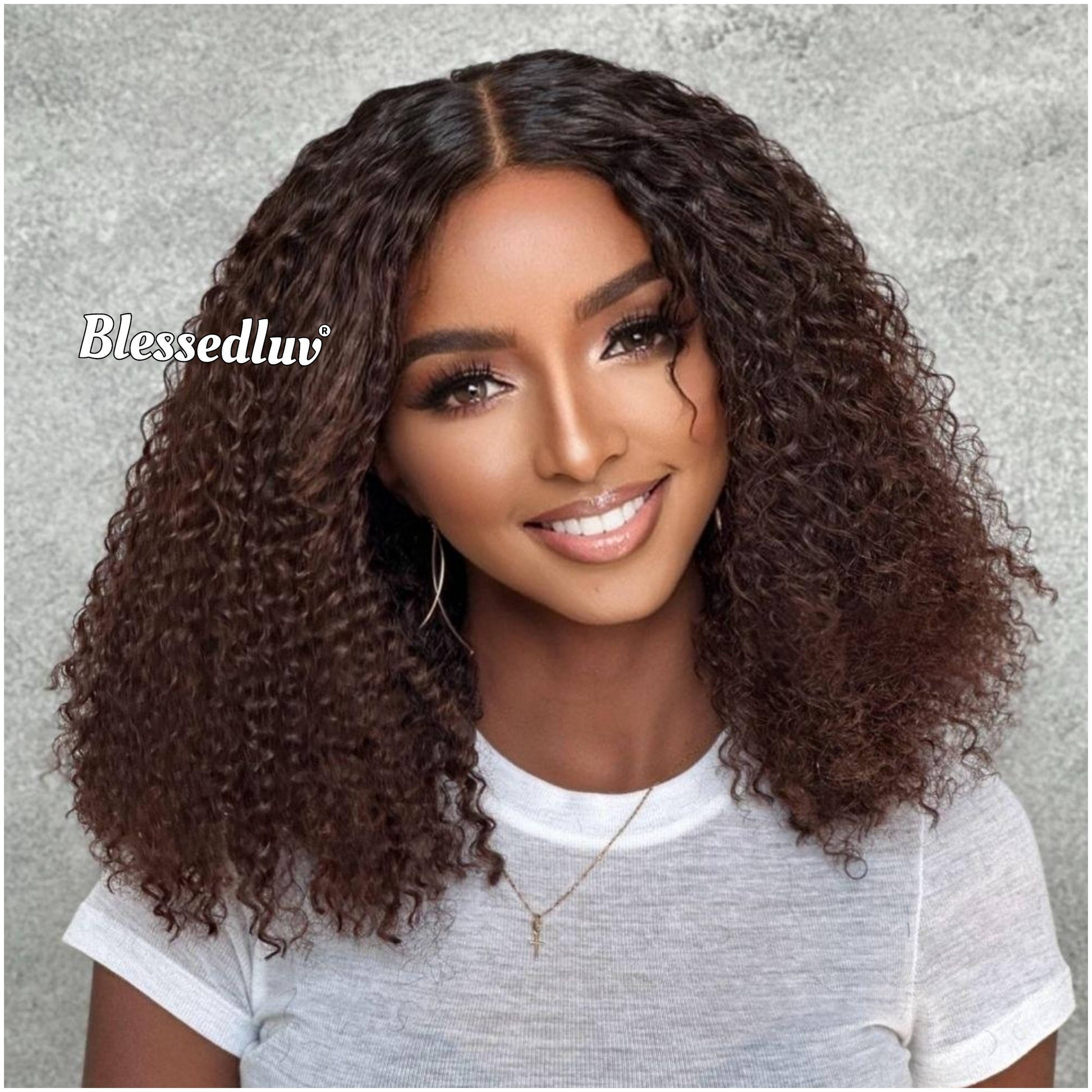 Ari - Kinky Curly Ombré Texture Wig - 250%-Blessedluv.com-Brazilianweave.com