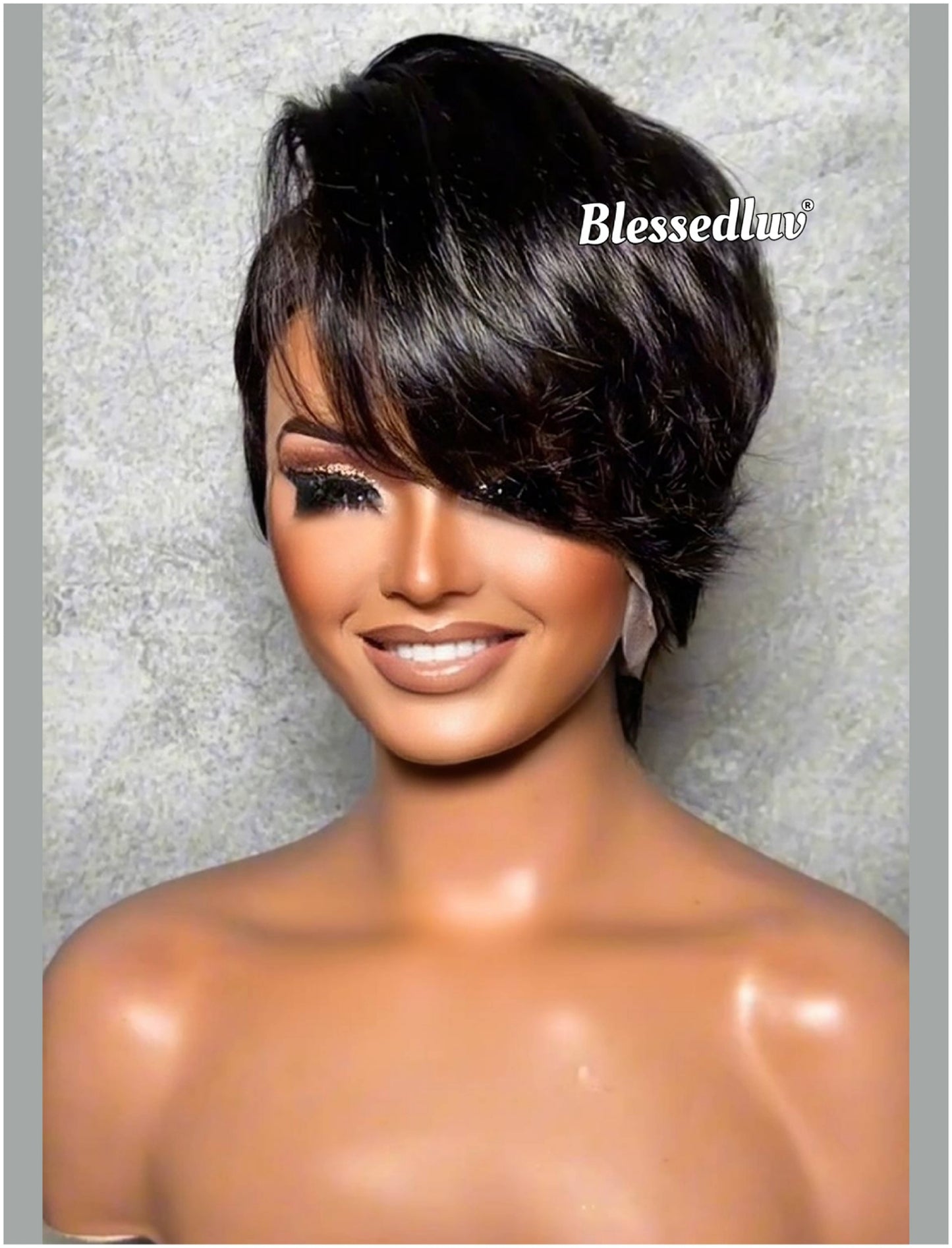 Irena – Pixie Cut Glueless Full Lace Wig, Ready to Wear-Blessedluv.com-Brazilianweave.com