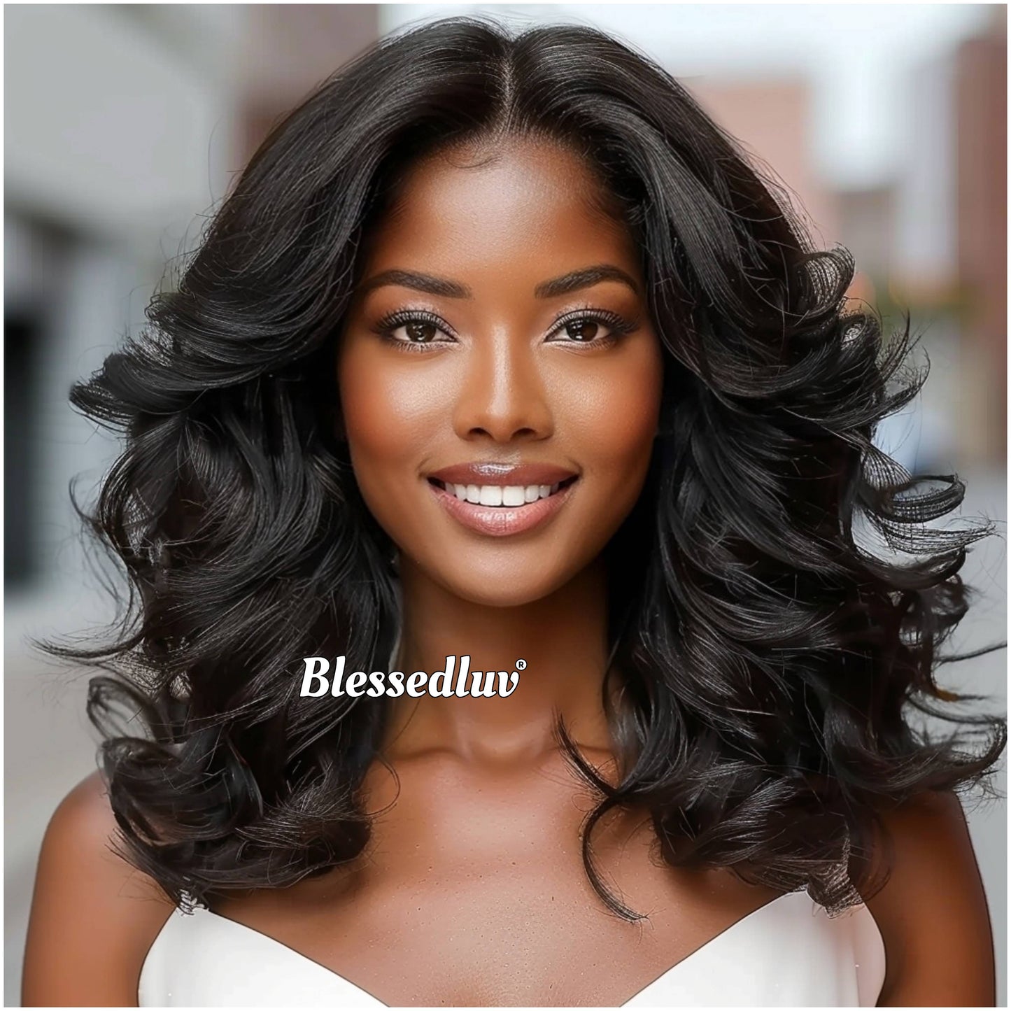 Zainab – Blowout Glueless Layered HD Closure Lace Wig, Ready to Wear-Blessedluv.com-Brazilianweave.com