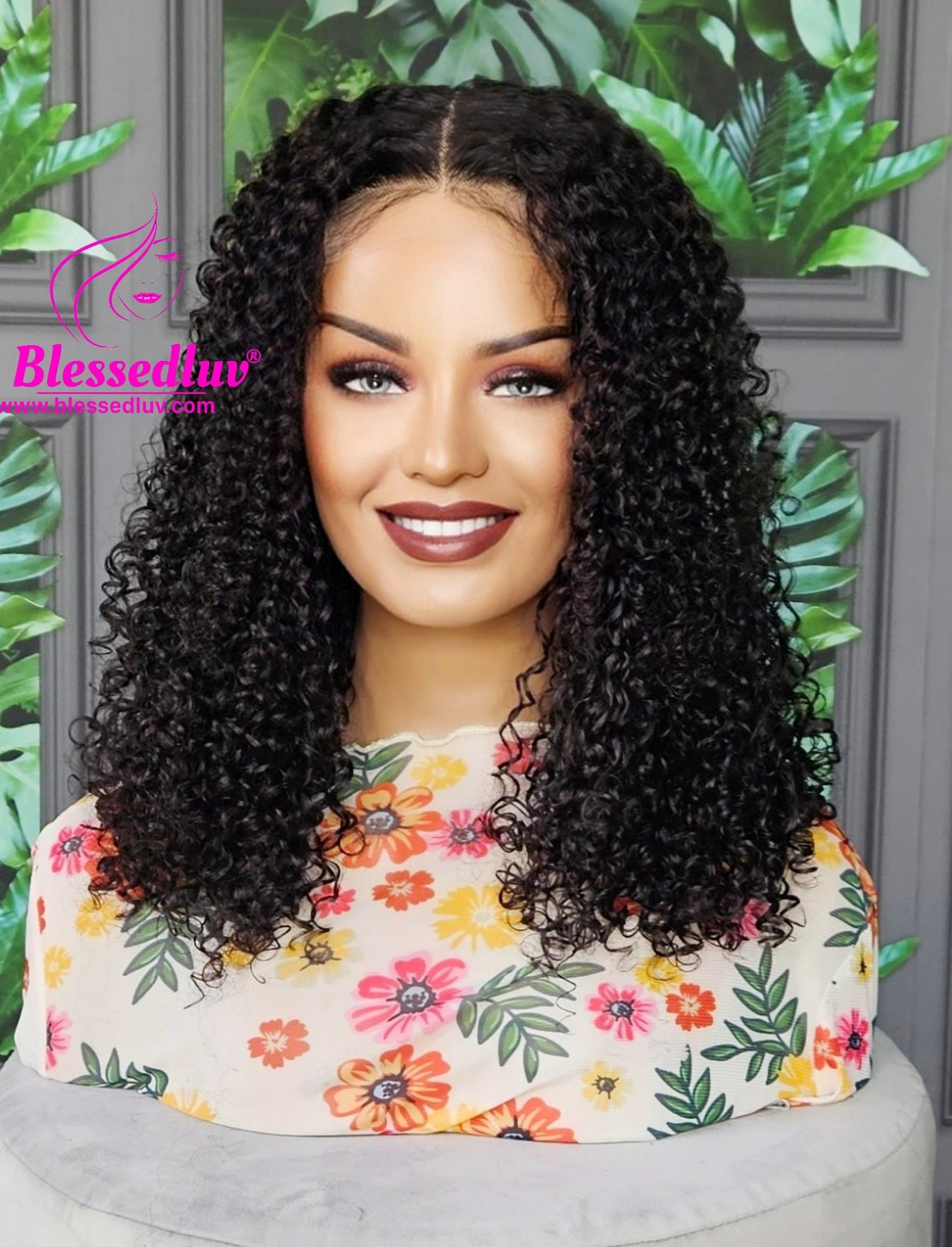 Greece - Luxury Curly Lace Closure Wig-WIG-www.blessedluv.com-Brazilianweave.com