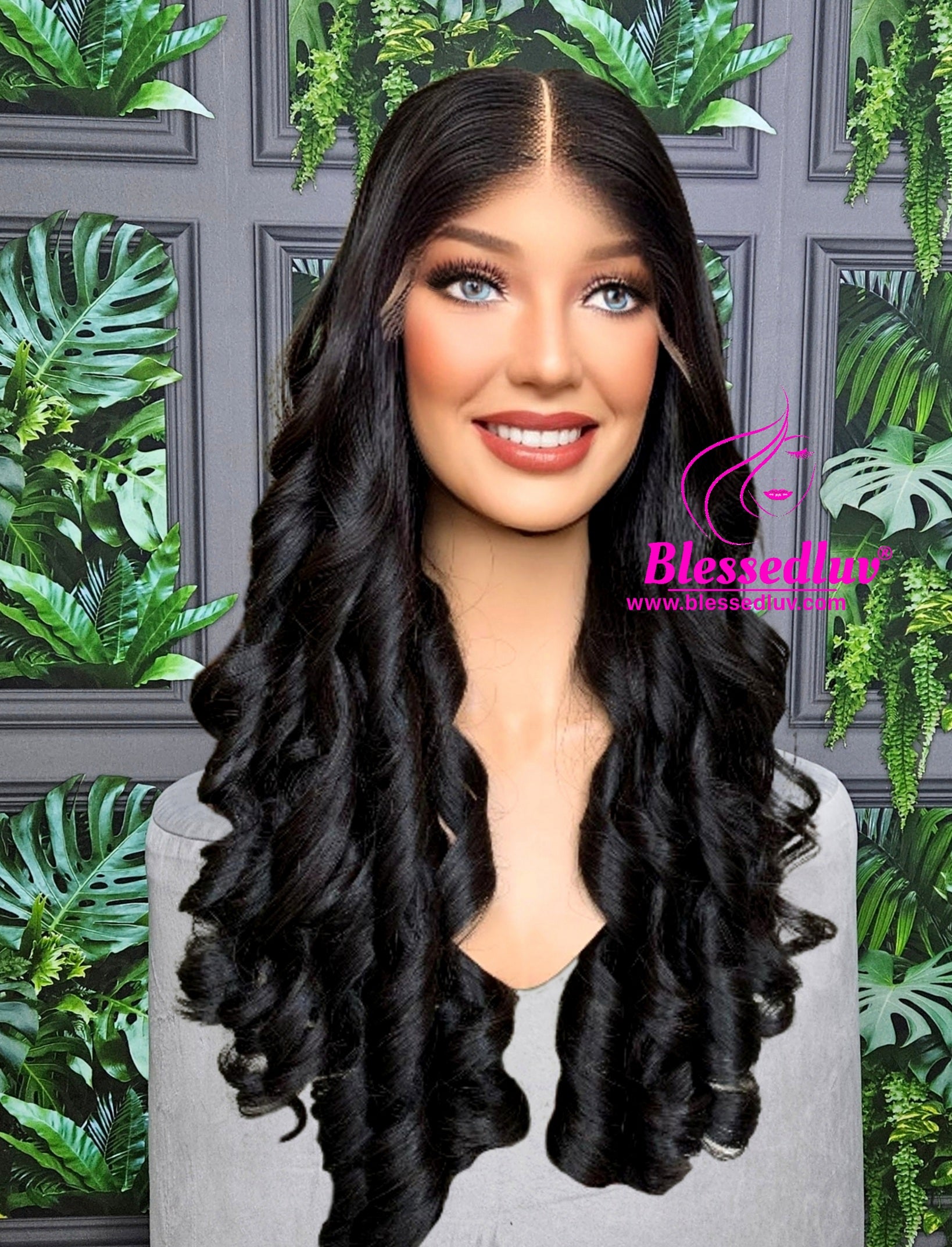 Habibi - Luxury Bouncy Curls - Super Double Drawn Wig - Last 5 Years+-WIG-www.blessedluv.com-Brazilianweave.com