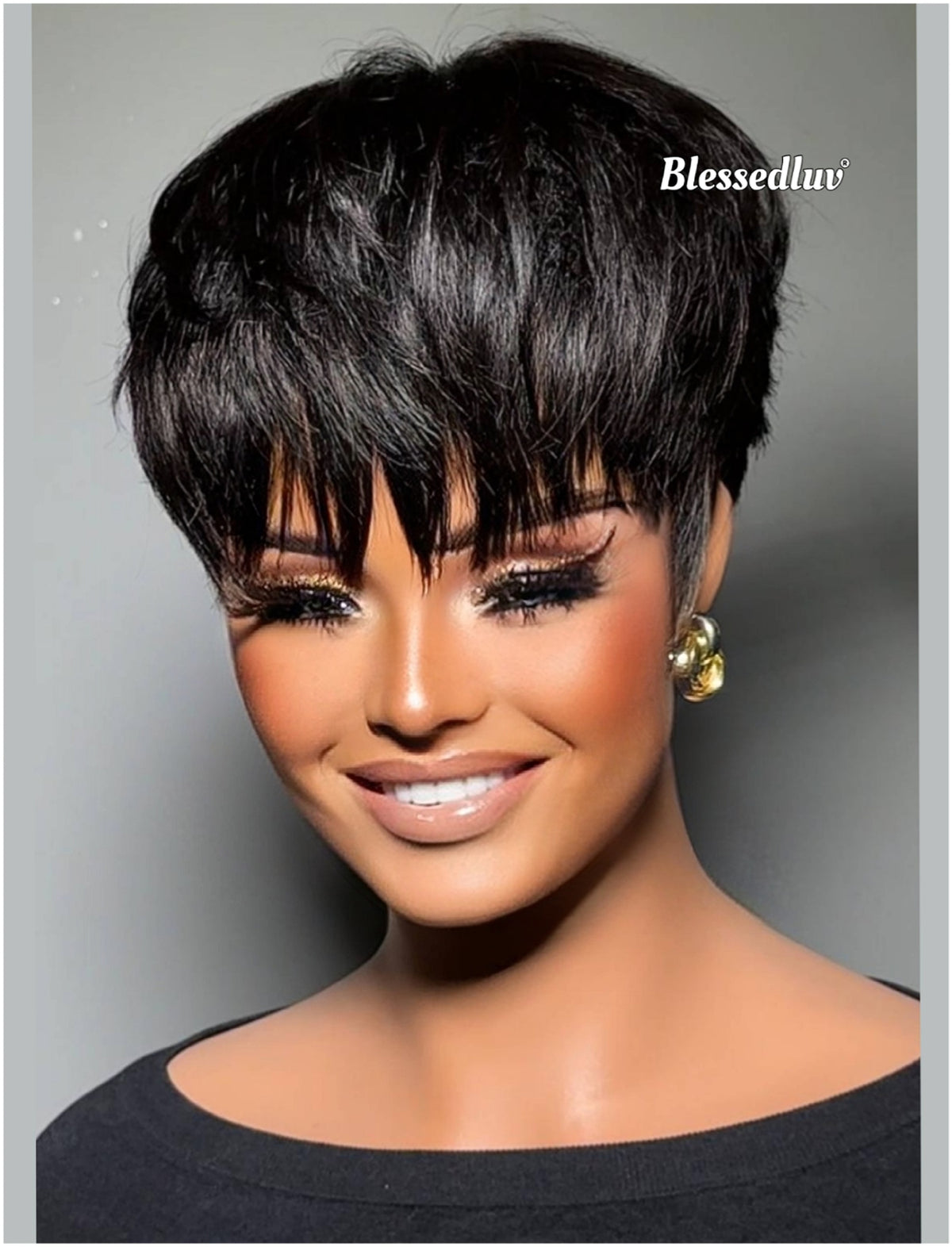 Shiloh – Pixie Cut No Lace Glueless, Ready to Wear-Blessedluv.com-Brazilianweave.com