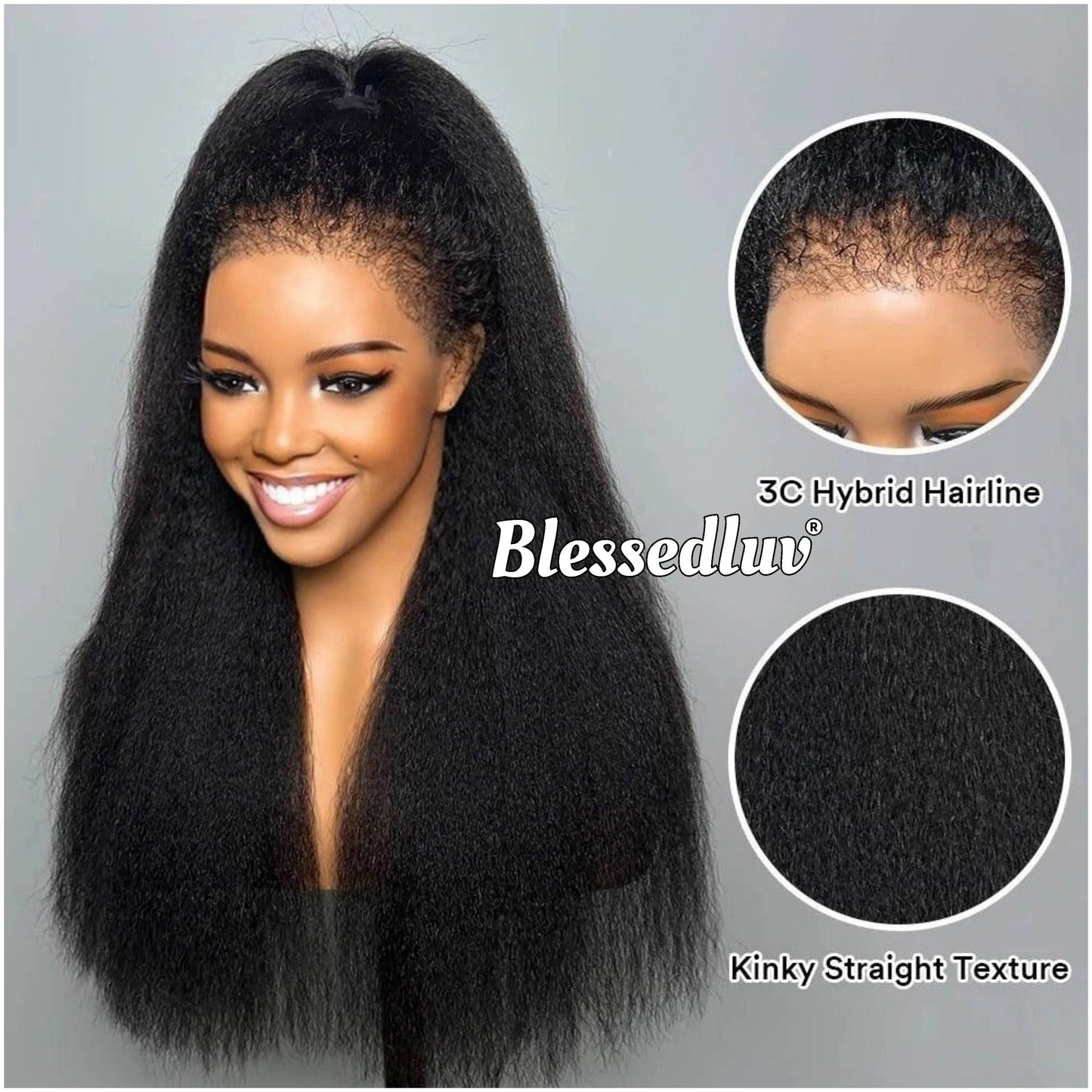 Joyce - Texture 3C Edges Ventilated Wig-Blessedluv.com-Brazilianweave.com