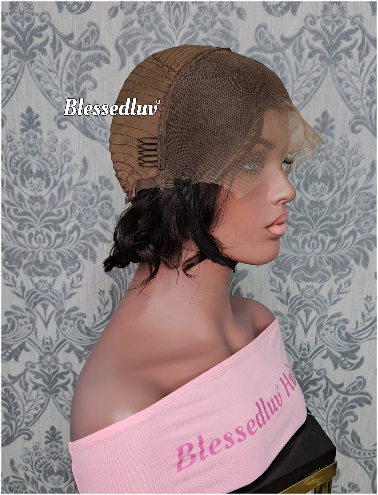 Rachel - Silky Yaki Glueless Lace Frontal Wig-Wig-Blessedluv.com-Brazilianweave.com