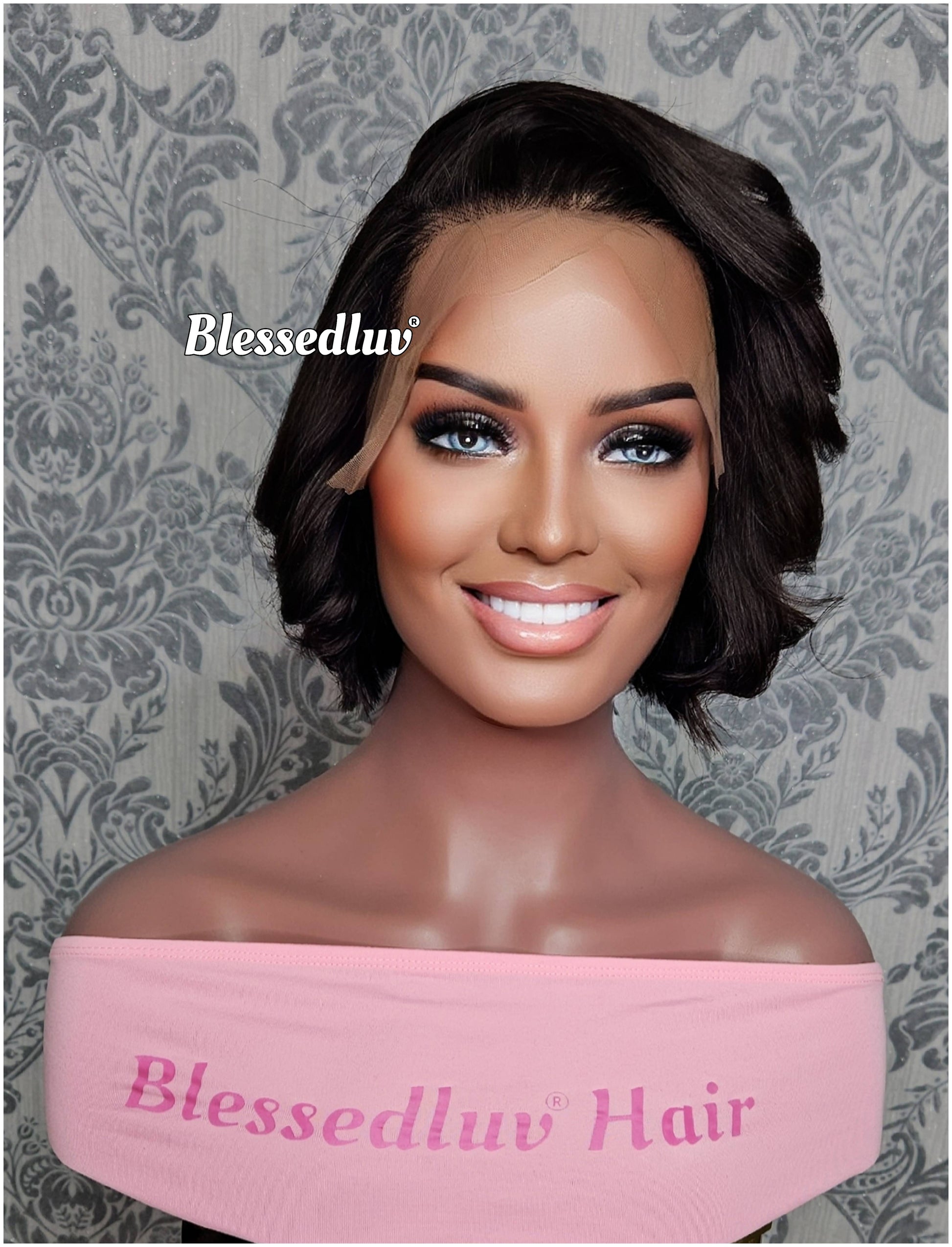 Rachel - Silky Yaki Glueless Lace Frontal Wig-Wig-Blessedluv.com-Brazilianweave.com