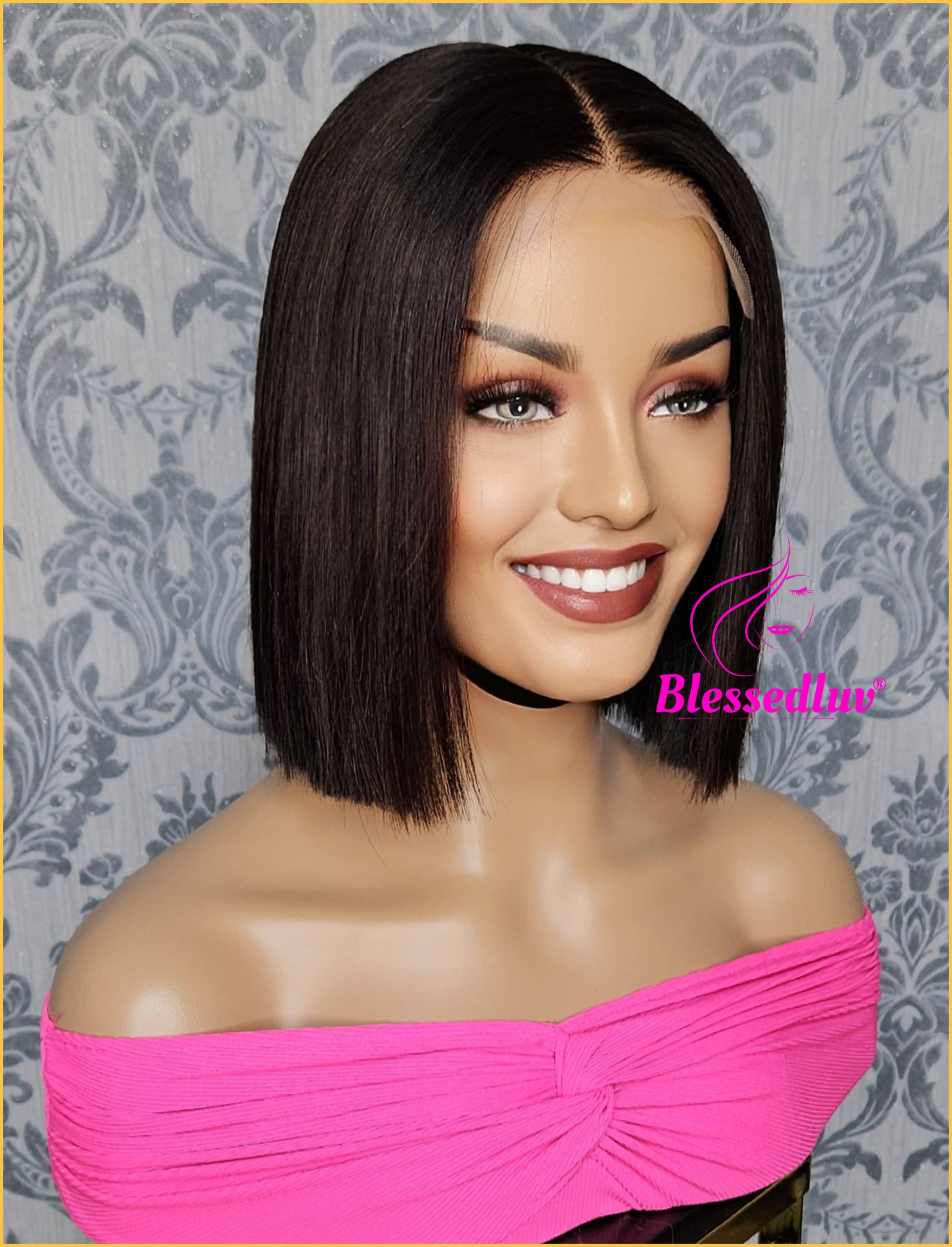 Christy - Lace Frontal Bob Wig-Wig-Blessedluv.com-Brazilianweave.com