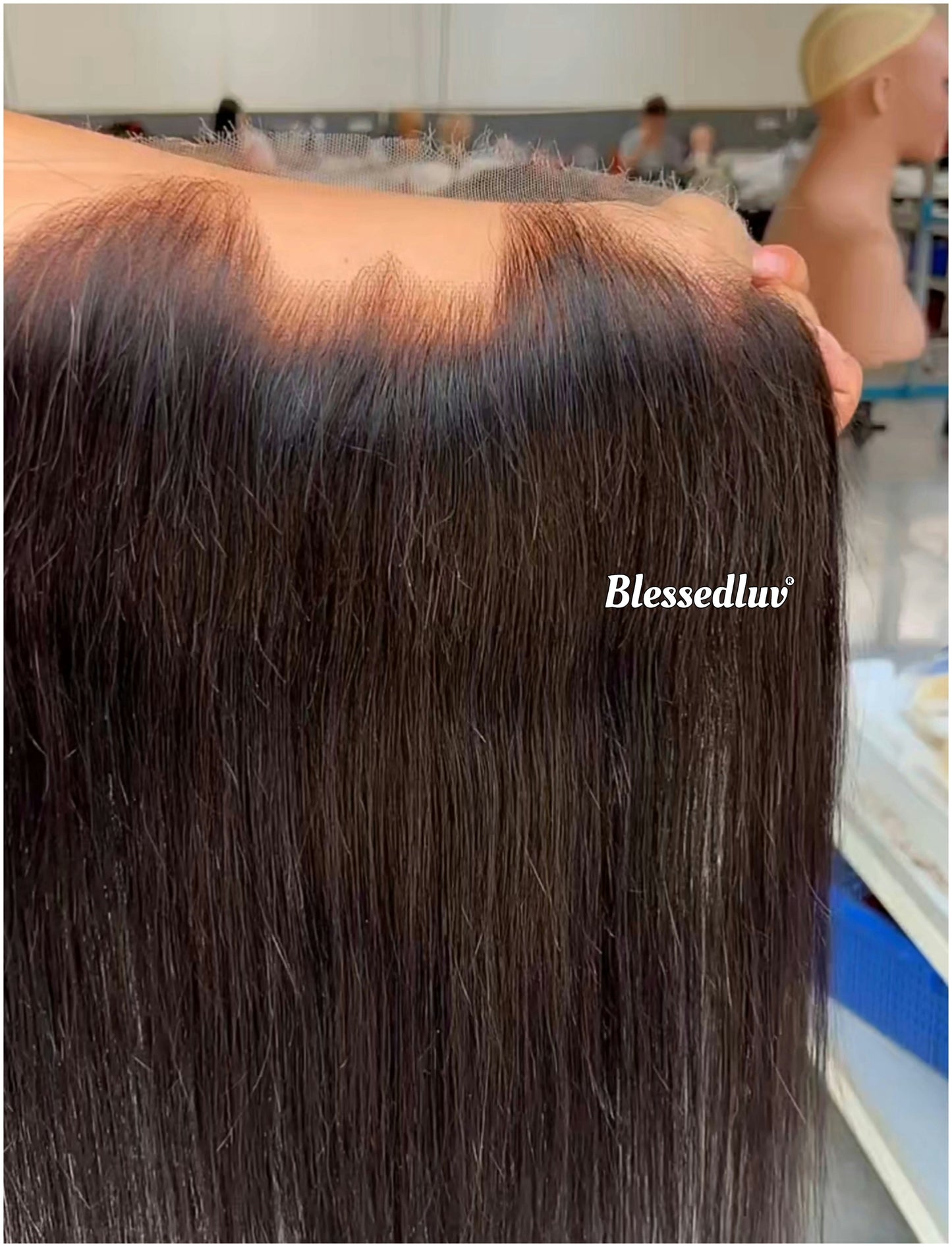 REAL HD Straight Lagos & M Shape Hairline 13x4 Lace Frontal-Wigs-Blessedluv.com-Brazilianweave.com