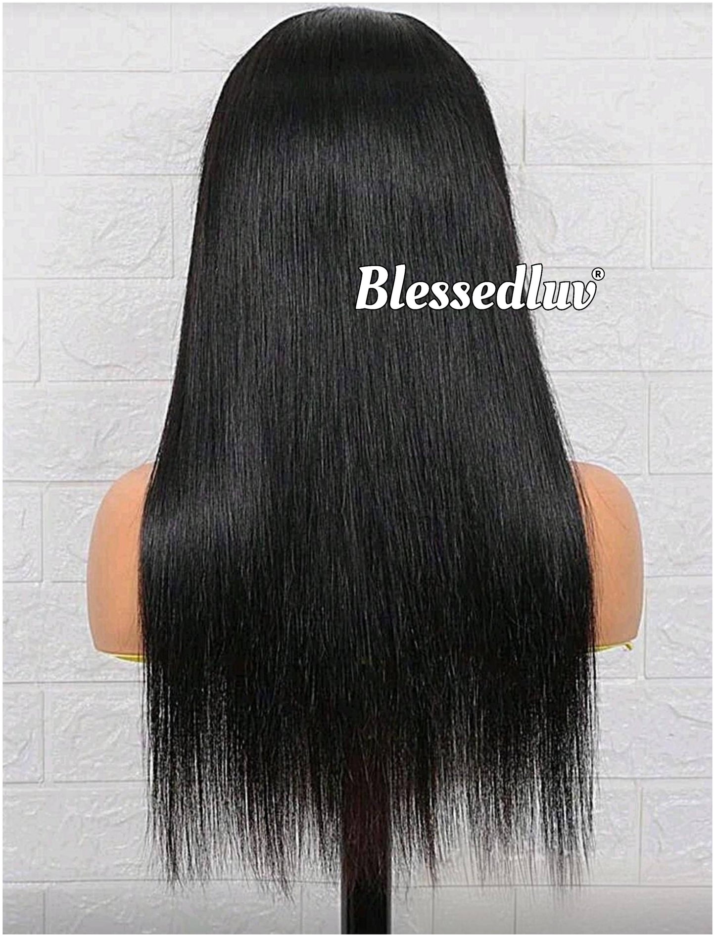 Marie 3-in-1 Wig Straight & Glueless Frontal- Wear & Go-Blessedluv.com-Brazilianweave.com