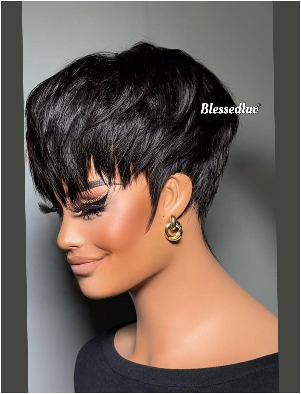 Shiloh – Pixie Cut No Lace Glueless, Ready to Wear-Blessedluv.com-Brazilianweave.com