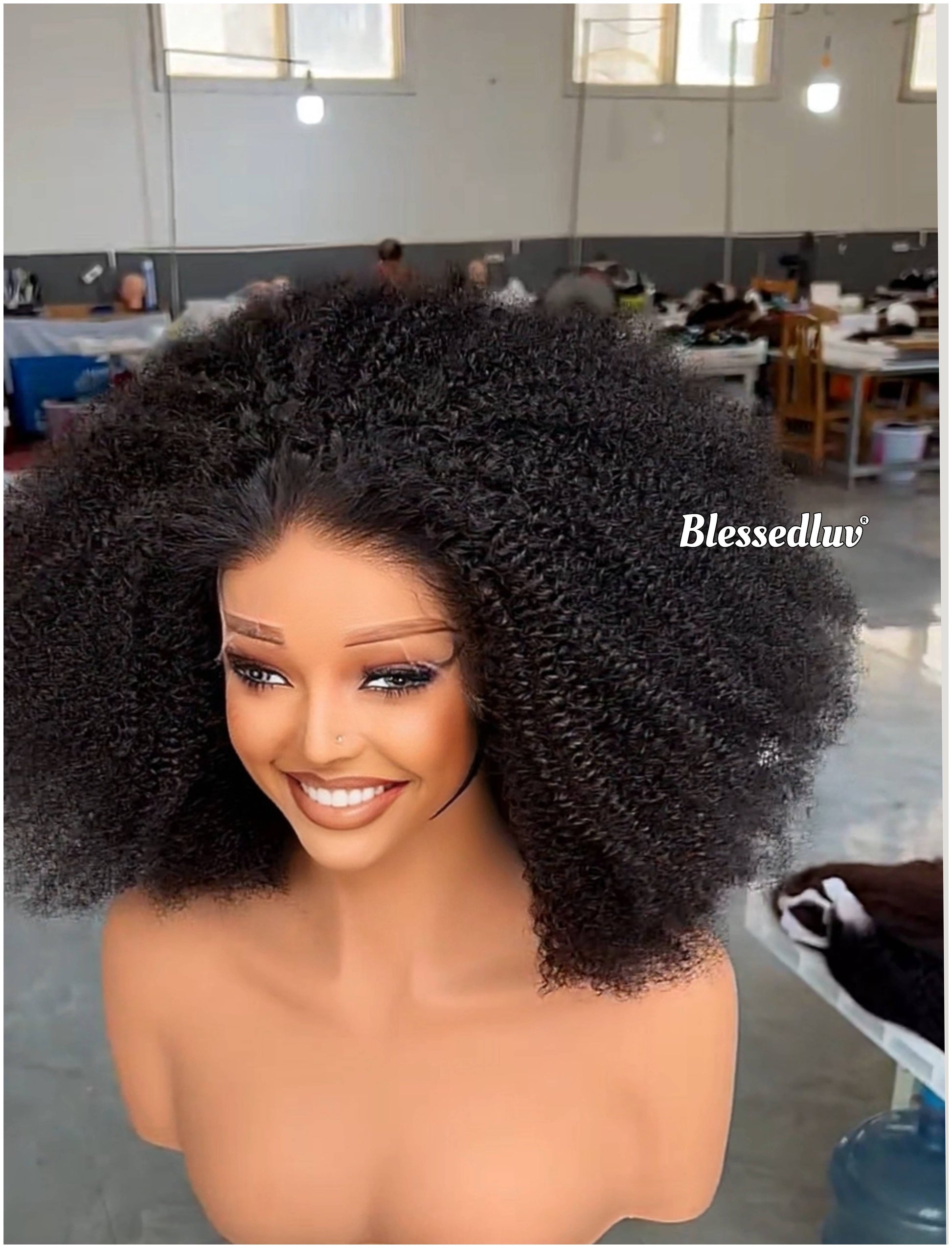 Farrah – Textured 300% Curly Wig | Choose Lagos Hairline or Standard Hairline-Wig-Blessedluv.com-Brazilianweave.com