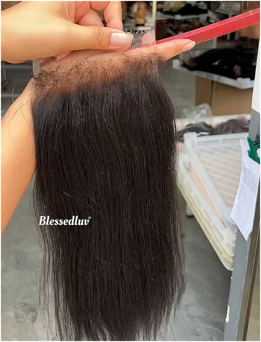 4C Lace Closure 5x5, Real HD Lace-Wigs-Blessedluv.com-Brazilianweave.com