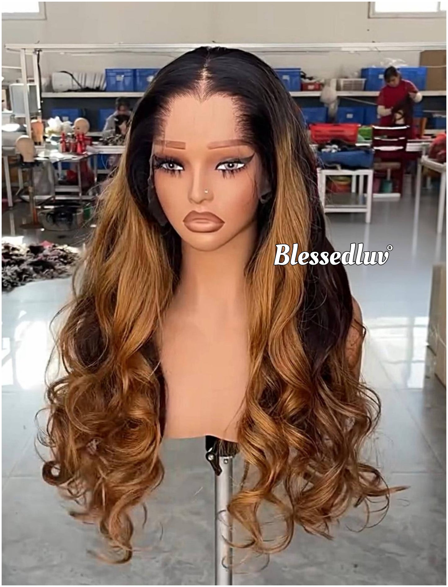 Abigail – HD Ombré Highlights Custom Wig | Choose Lagos or Standard Hairline-Wig-Blessedluv.com-Brazilianweave.com