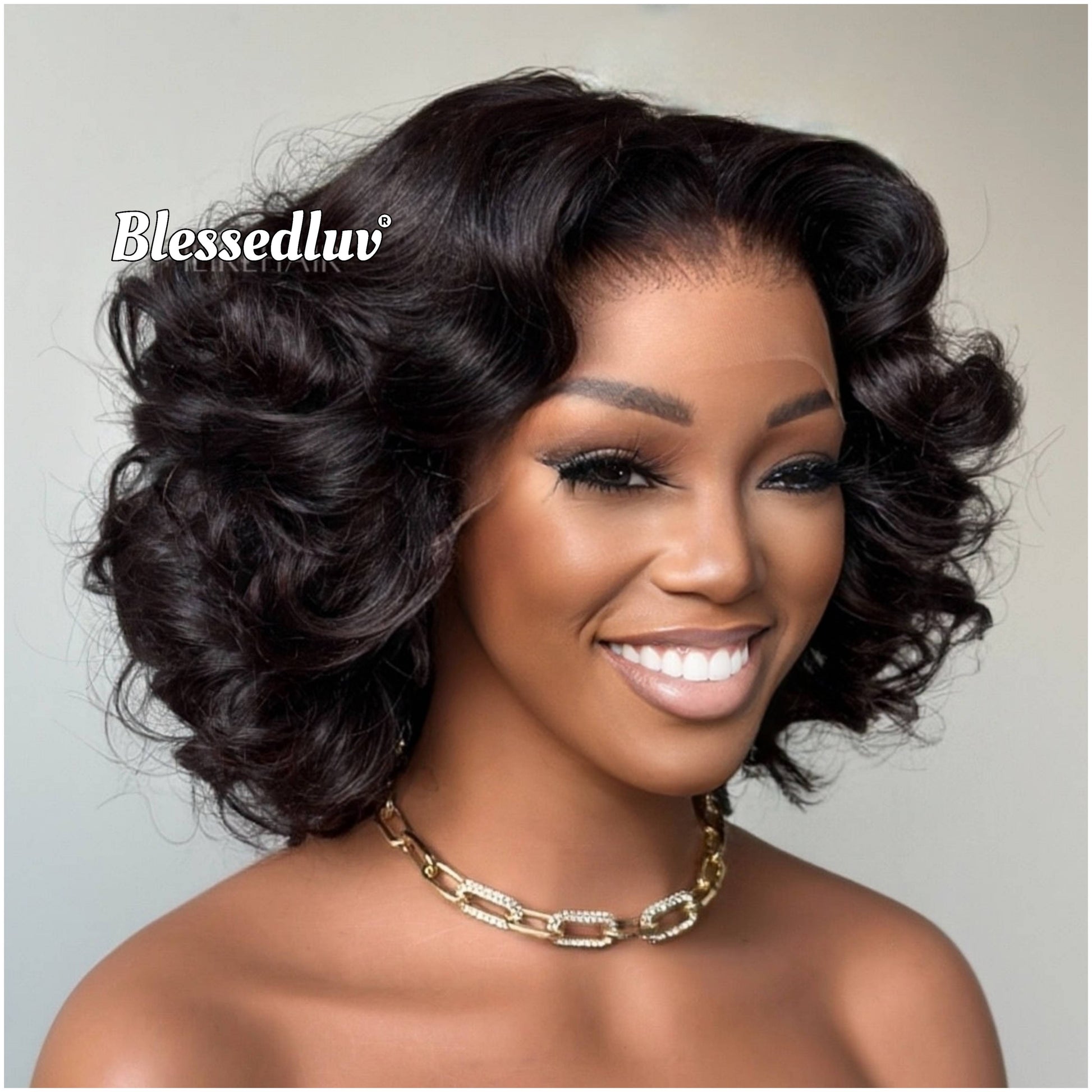 Karen – Bouncy Curls Glueless HD 5x5 Closure Lace Wig, Ready to Wear-Blessedluv.com-Brazilianweave.com
