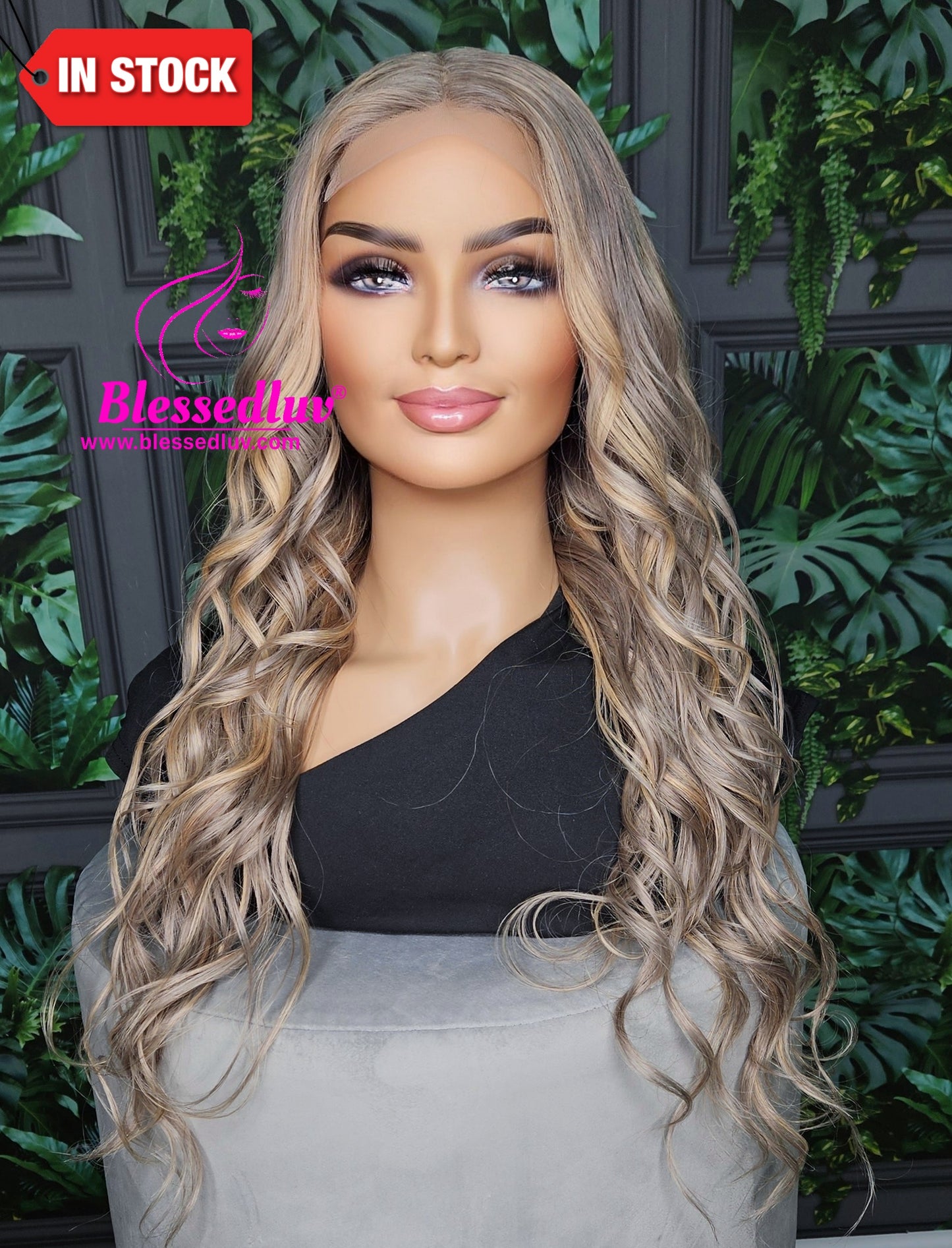 Madeline - Blonde Balayage Closure Wig-Wigs-www.blessedluv.com-Brazilianweave.com