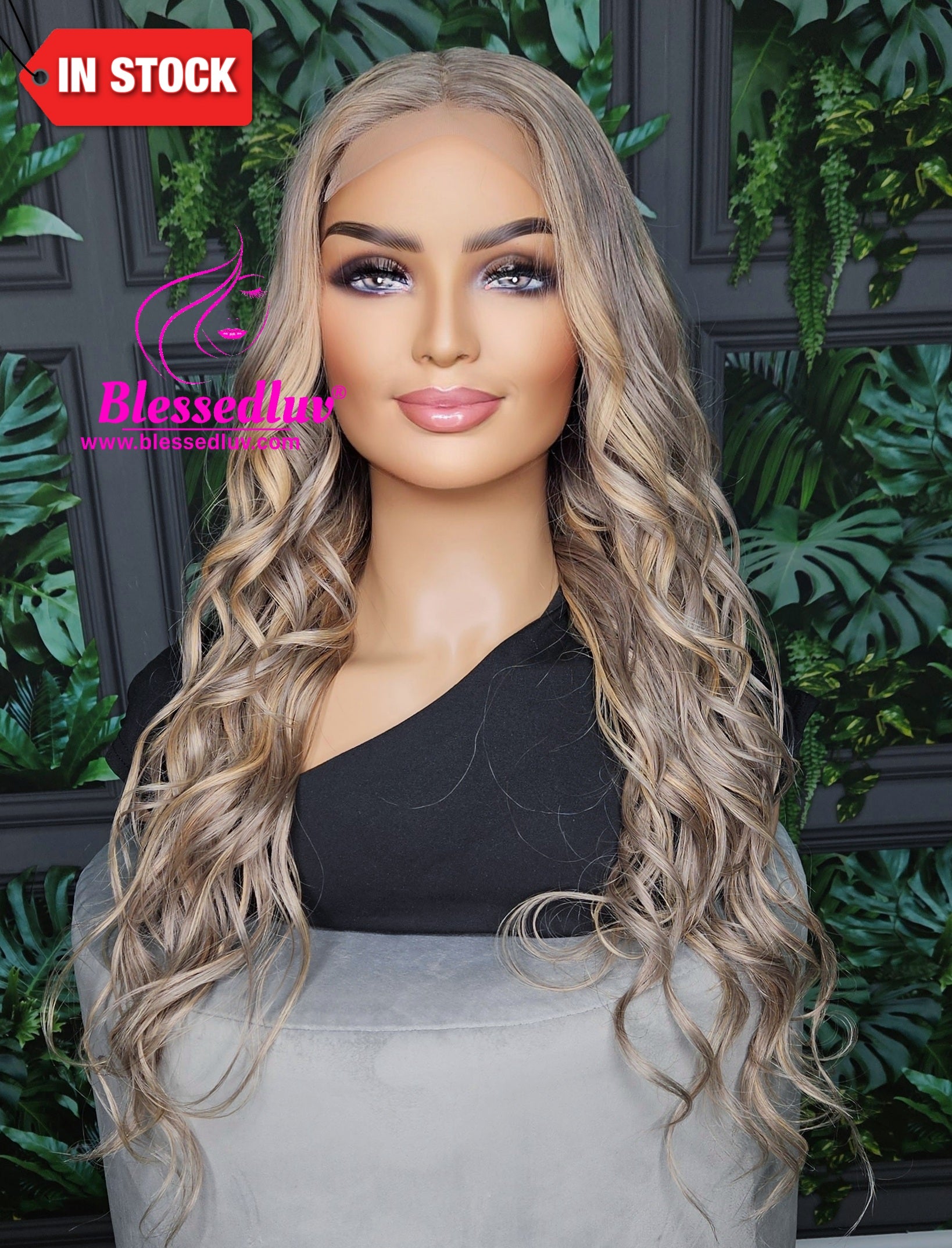 Madeline - Blonde Balayage Closure Wig-Wigs-www.blessedluv.com-Brazilianweave.com