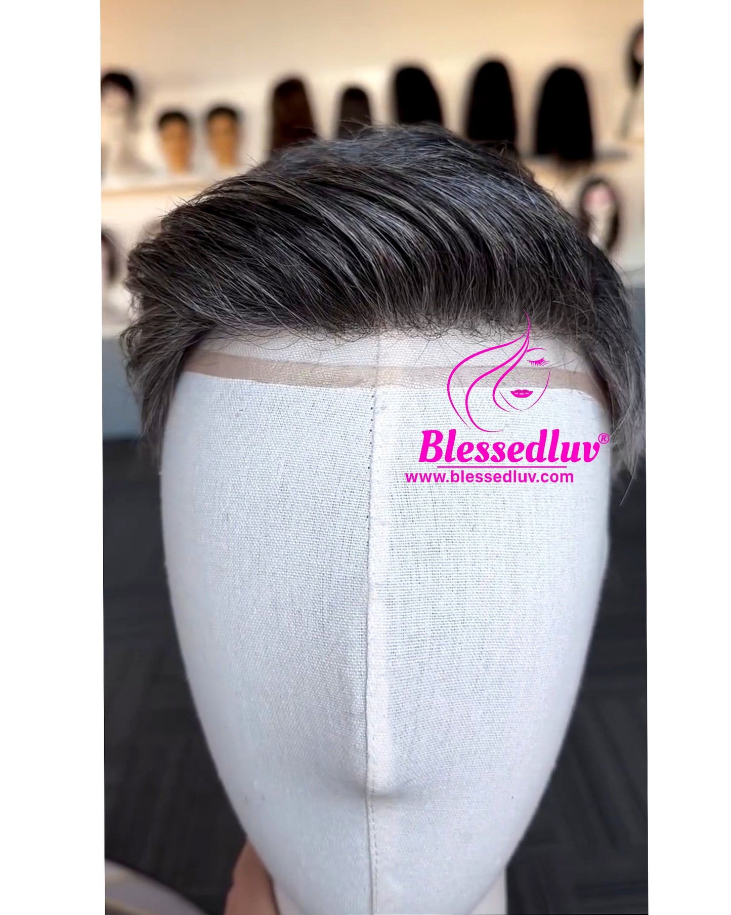 Greg - Ready To wear Man Wig Toupee-WIG-Blessedluv.com-Brazilianweave.com