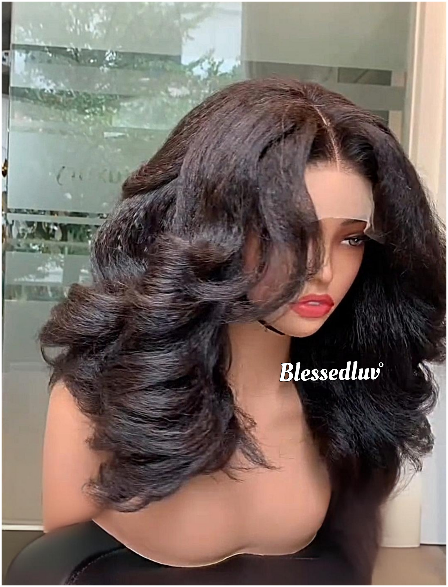 Esther - Texture Ventilated Yaki Wavy SDD Wig-Blessedluv.com-Brazilianweave.com