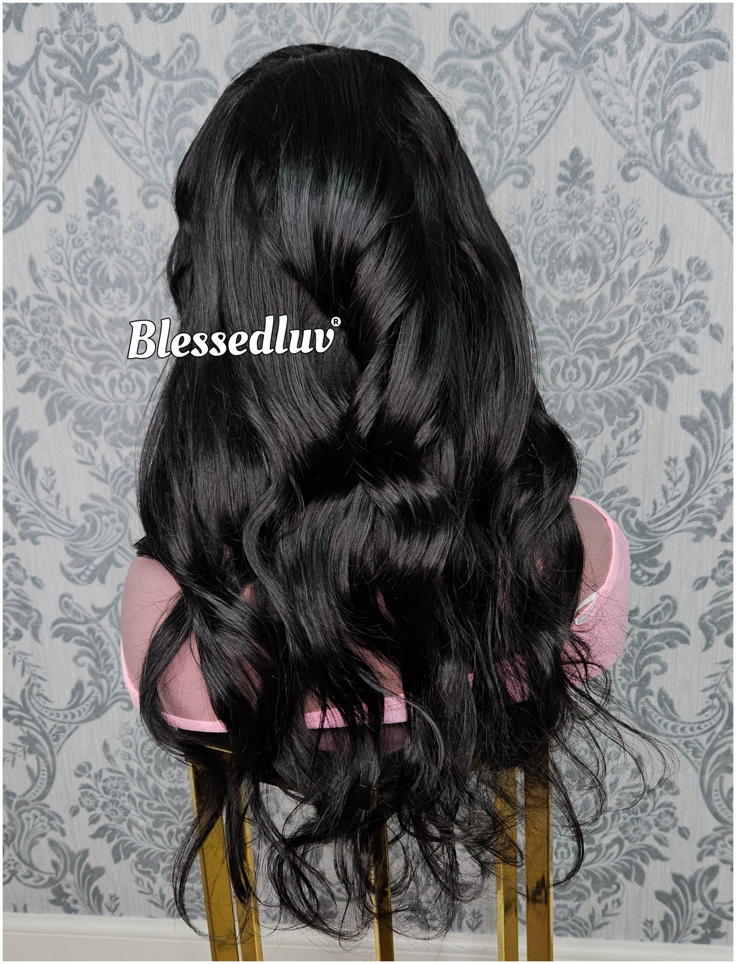 Rebecca - Colour #1 HD Lace Frontal Straight Glueless Wig-Wig-Blessedluv.com-Brazilianweave.com
