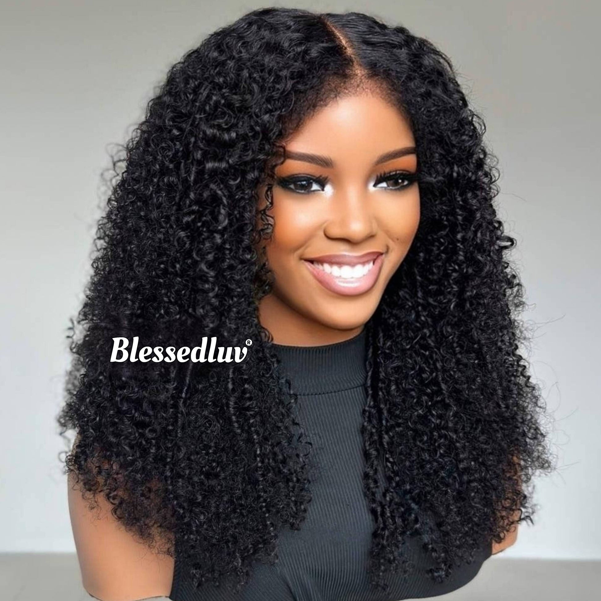 Ngozi - 3C Texture Ventilated Kinky Wig-Blessedluv.com-Brazilianweave.com
