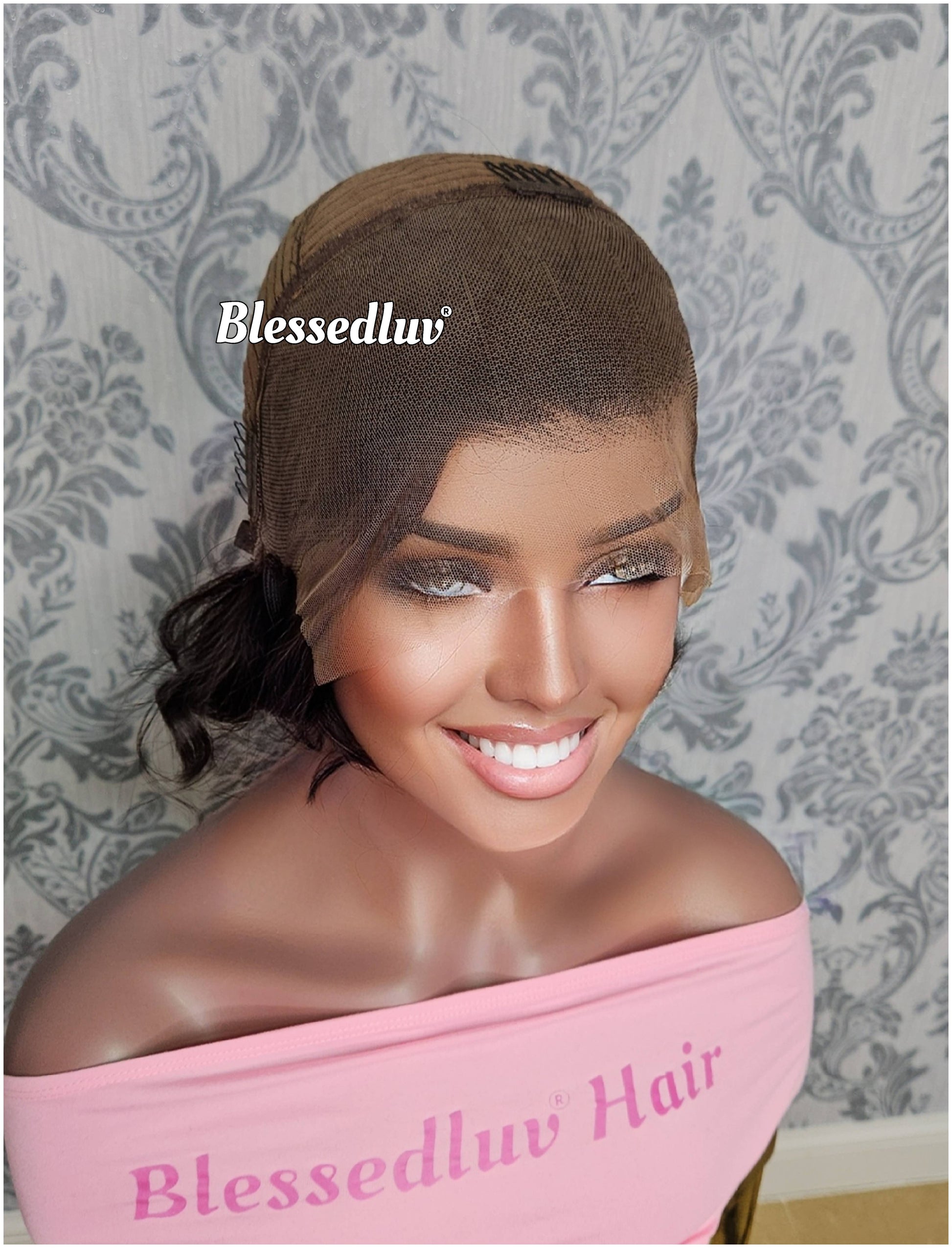 Rachel - Silky Yaki Glueless Lace Frontal Wig-Wig-Blessedluv.com-Brazilianweave.com