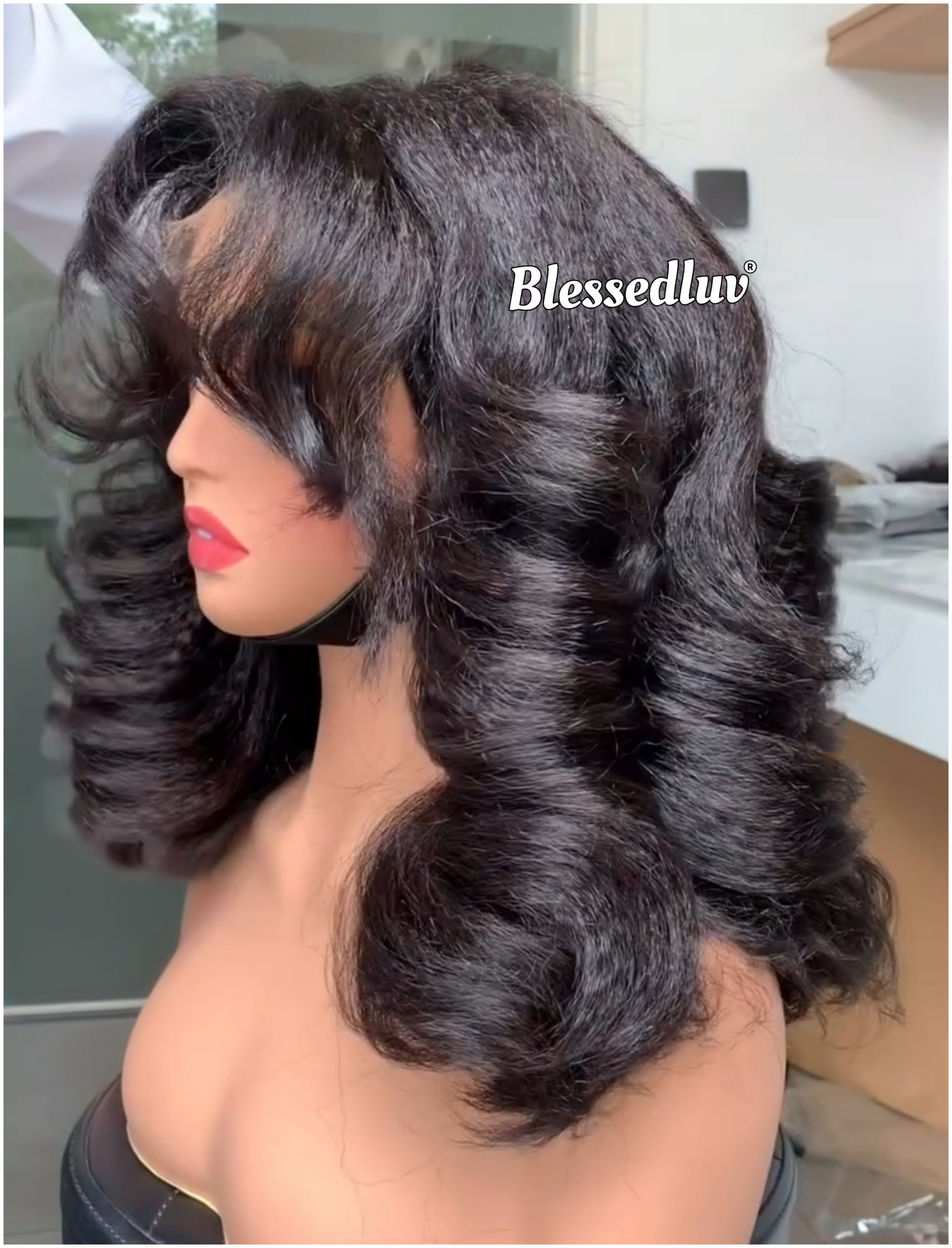 Esther - Texture Ventilated Yaki Wavy SDD Wig-Blessedluv.com-Brazilianweave.com