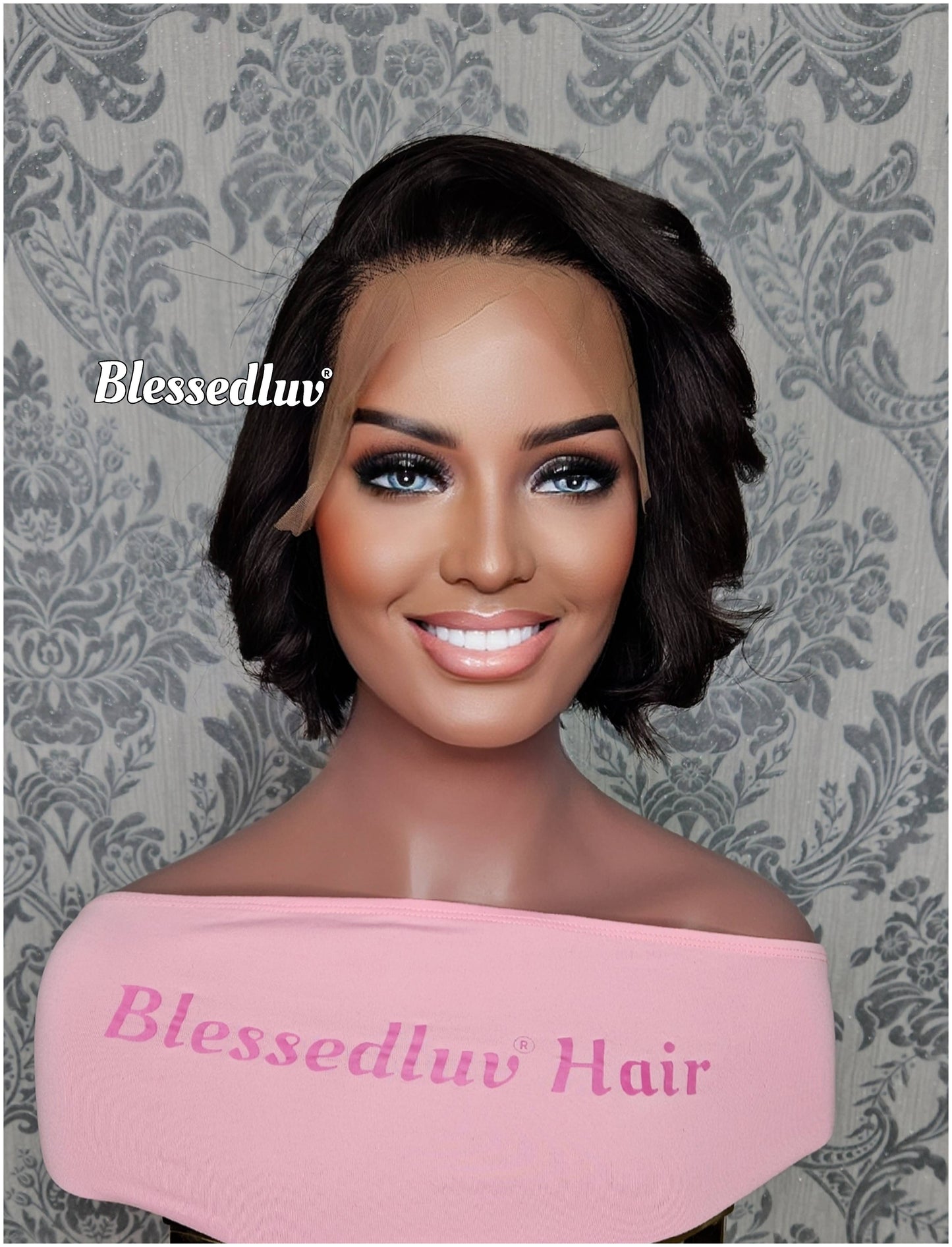 Rachel - Silky Yaki Glueless Lace Frontal Wig-Wig-Blessedluv.com-Brazilianweave.com