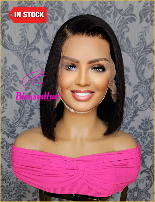 - HD Lace Frontal Bob Wig SALE-Wig-Blessedluv.com-Brazilianweave.com