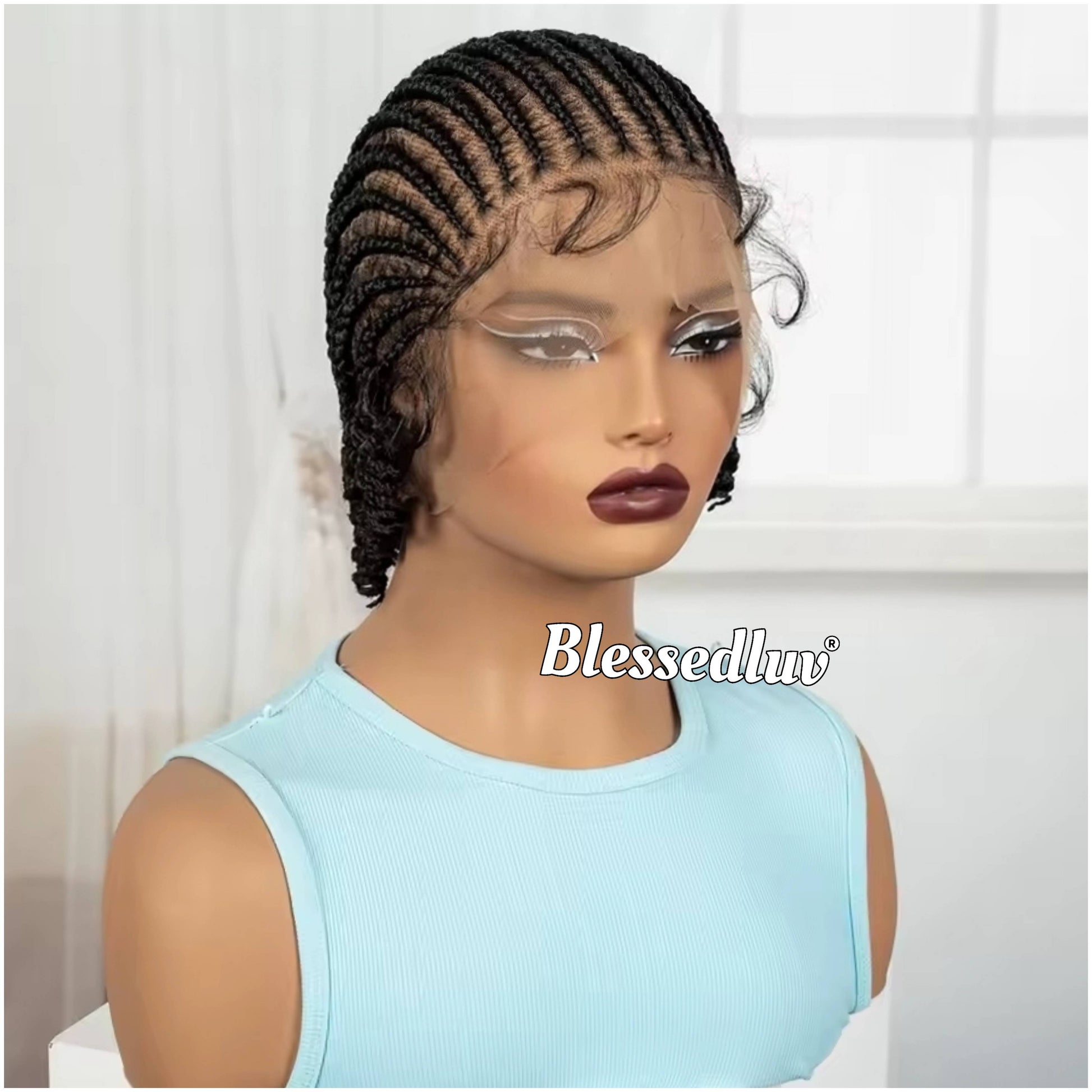 Buki - Cornrow Full Lace HD Wig - Ready To Wear-Wig-Blessedluv.com-Brazilianweave.com