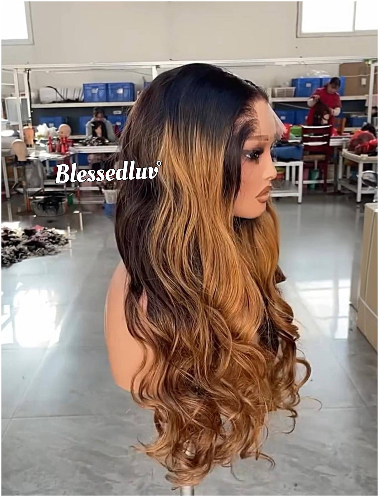Abigail – HD Ombré Highlights Custom Wig | Choose Lagos or Standard Hairline-Wig-Blessedluv.com-Brazilianweave.com