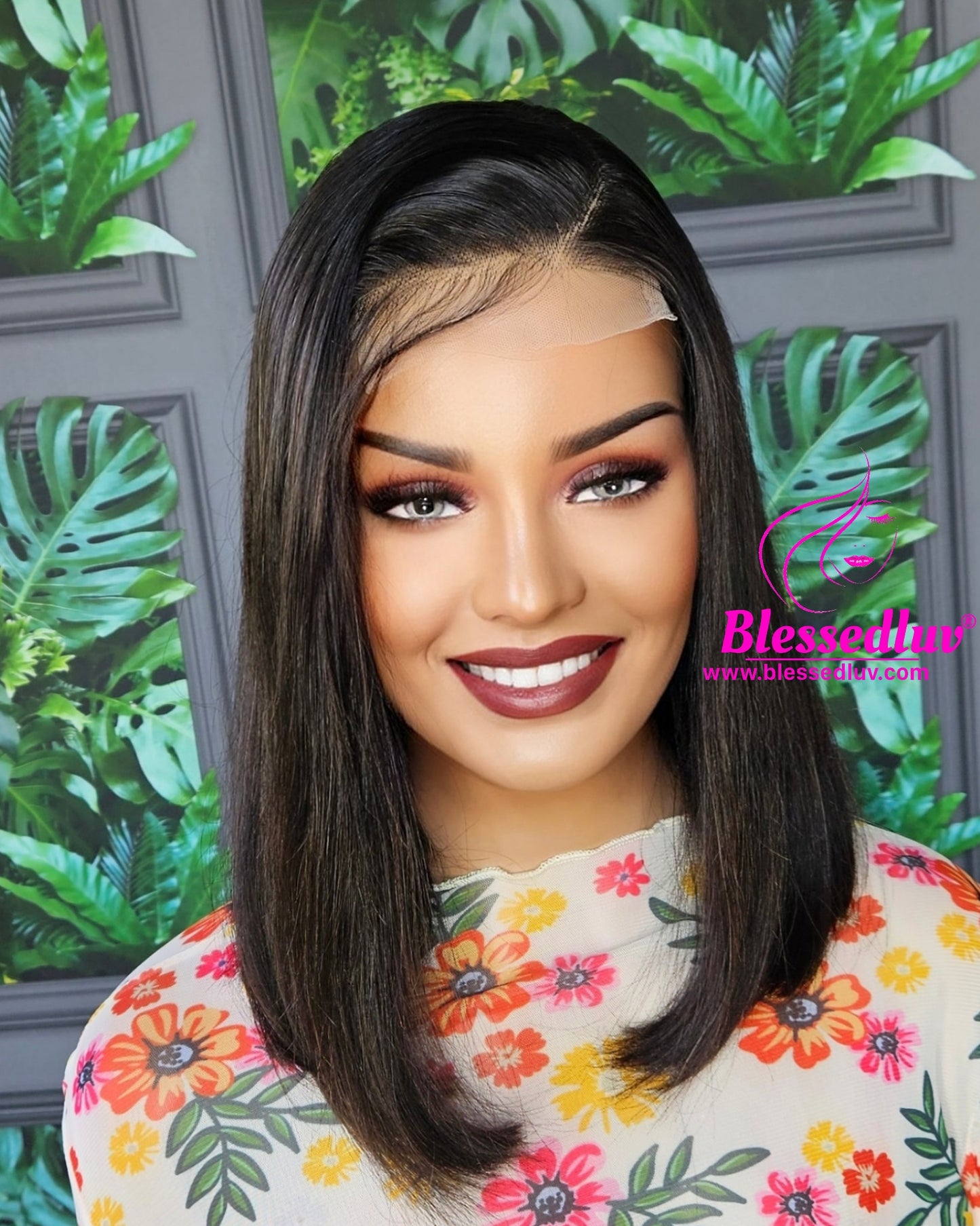 Spain - Luxury Raw Hair - Double Drawn Closure Bob Wig-WIG-www.blessedluv.com-Brazilianweave.com