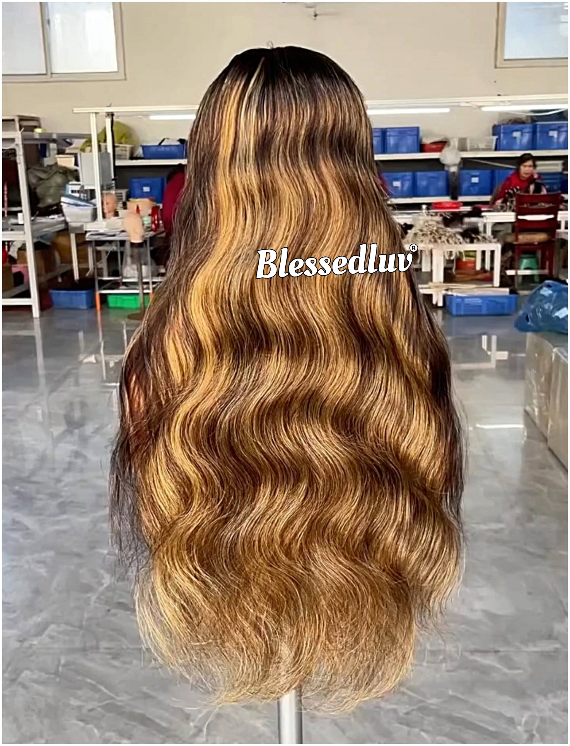 Wanda – Drawstring Closure Balayage Custom Wig | Choose Lagos or Standard Hairline-Wig-Blessedluv.com-Brazilianweave.com