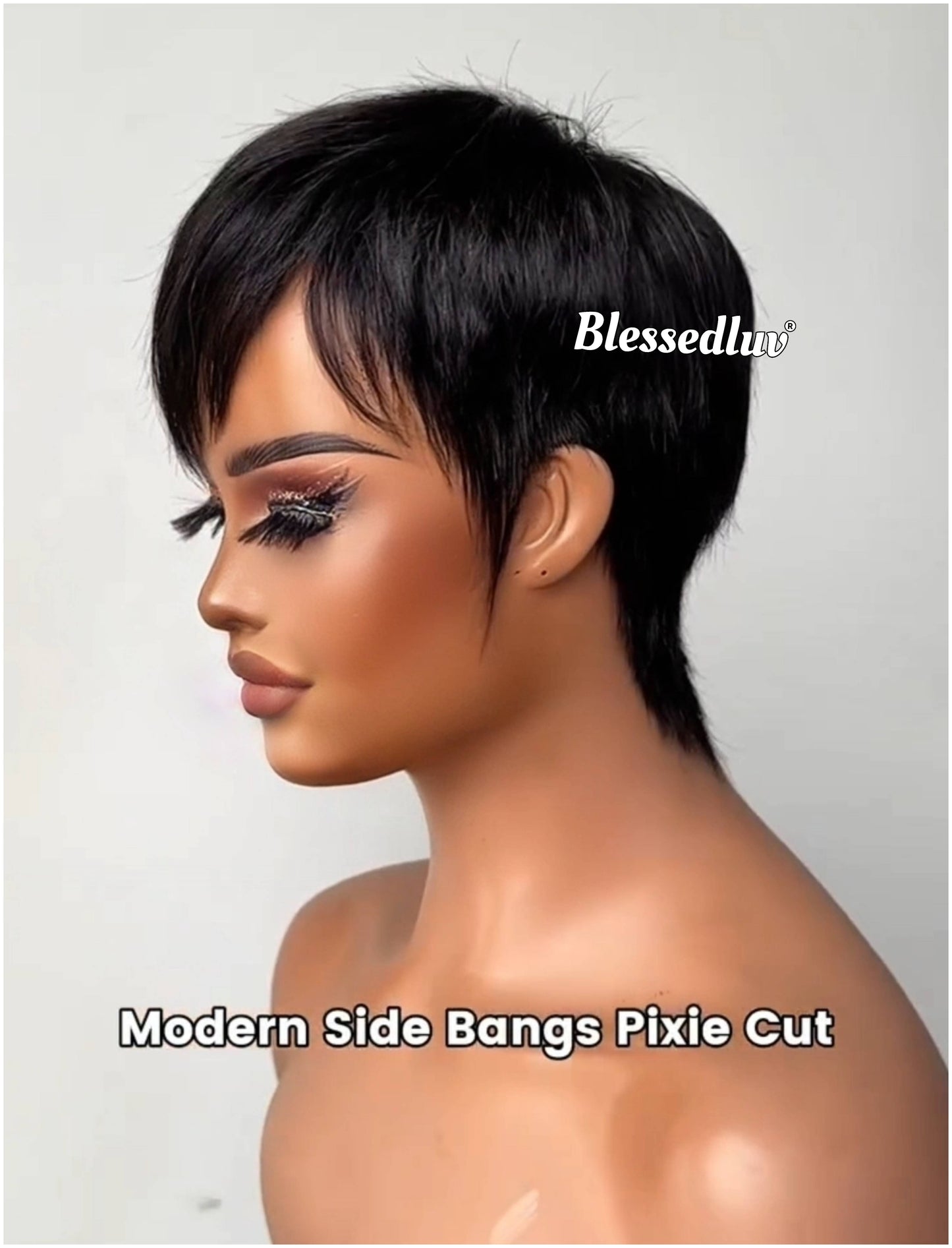 Leah – Pixie Cut Glueless Full Lace Wig, Ready to Wear-Blessedluv.com-Brazilianweave.com