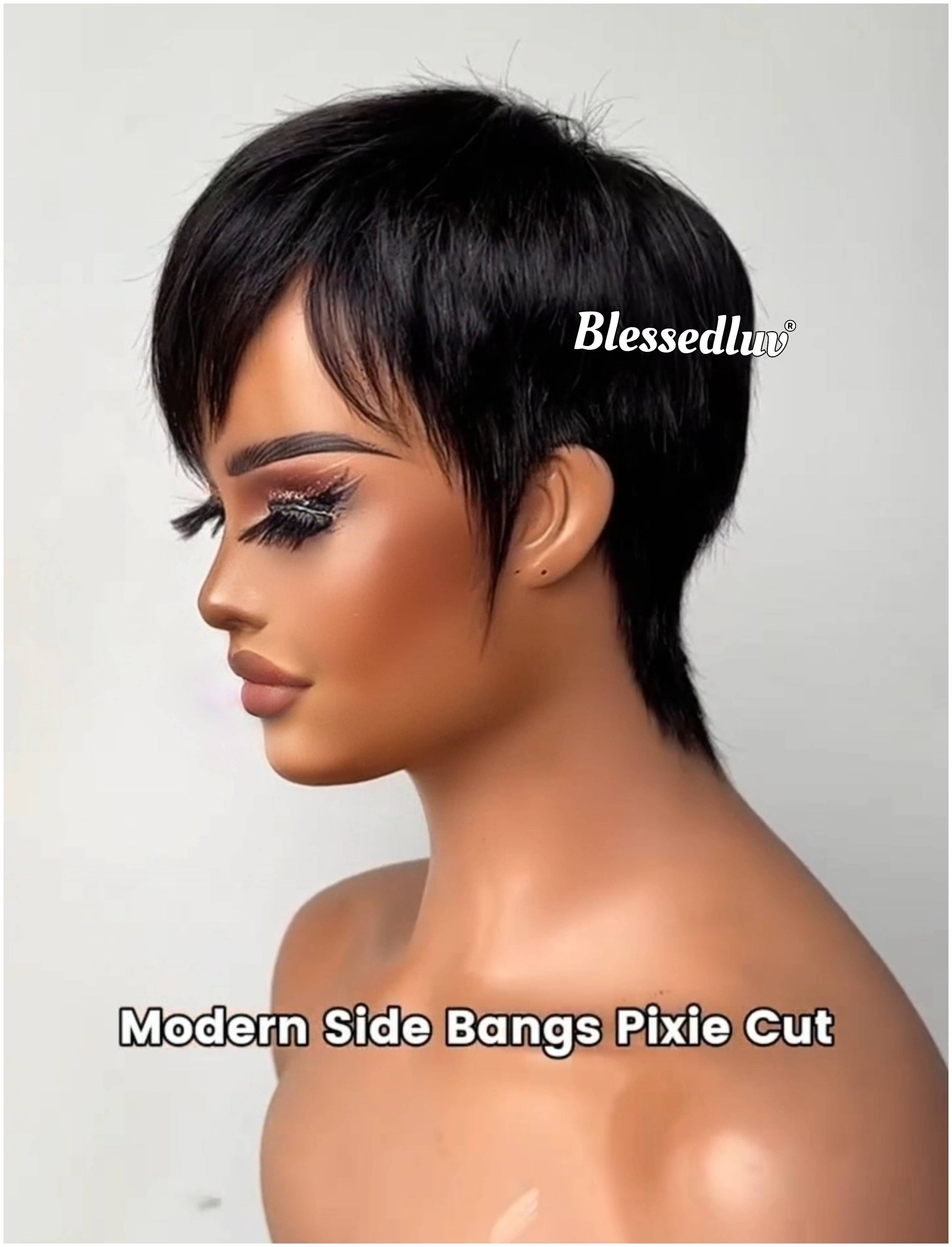 Leah – Pixie Cut Glueless Full Lace Wig, Ready to Wear-Blessedluv.com-Brazilianweave.com