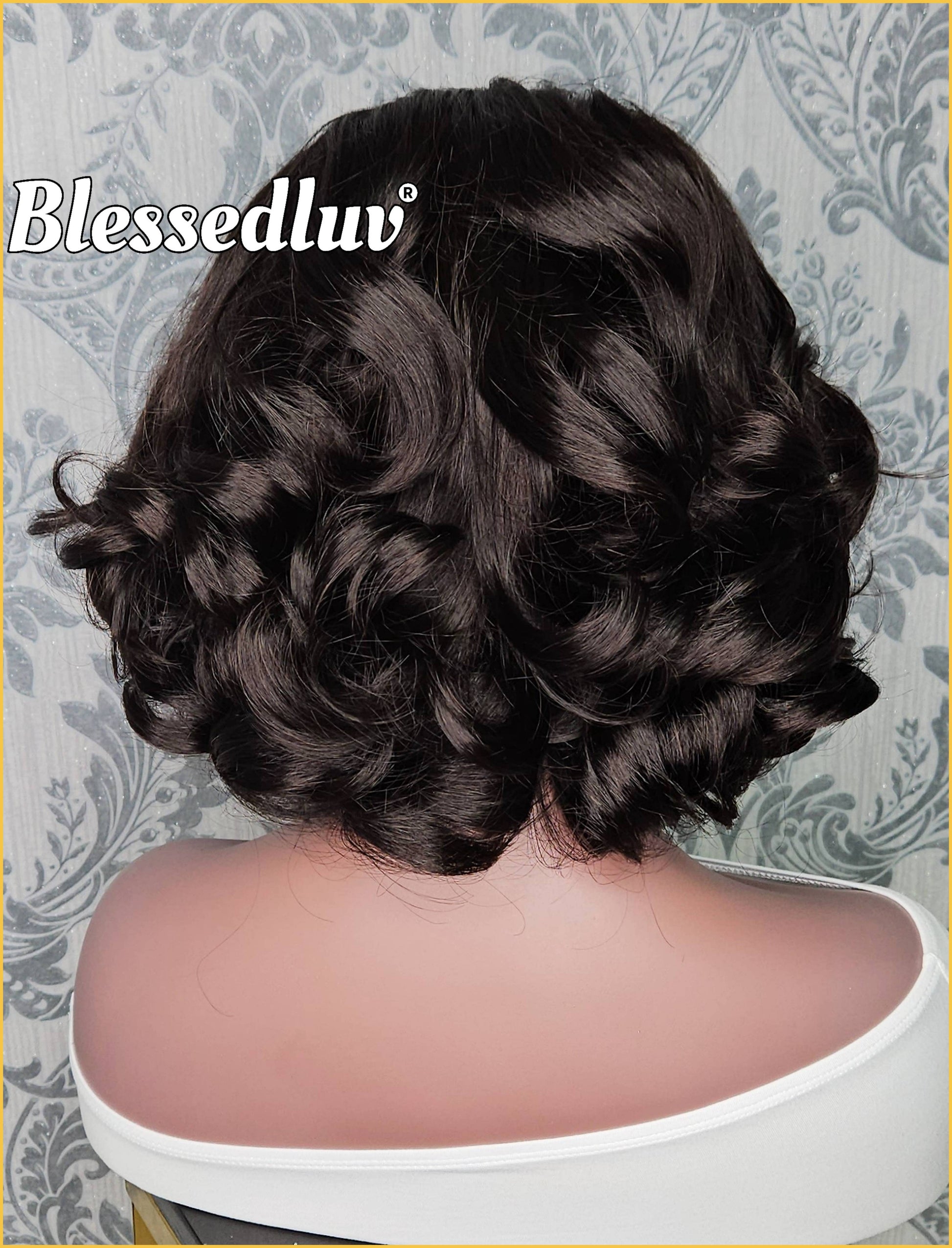Binta - 250% Density Lace Curly Closure Wig-WIG-Blessedluv.com-Brazilianweave.com