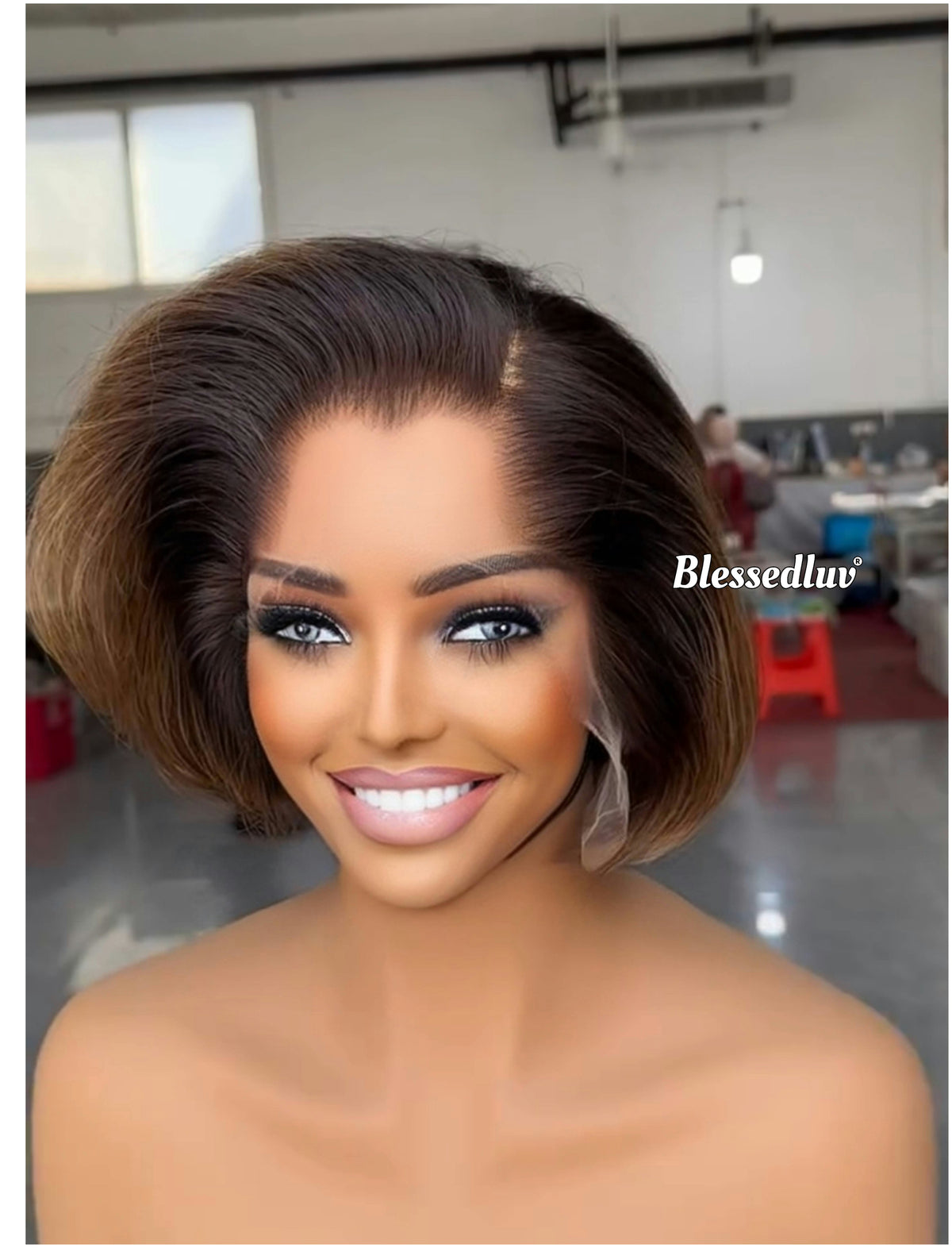 Isabella  – Ombre Pixie Wig | Choose Lagos Hairline or Standard Hairline