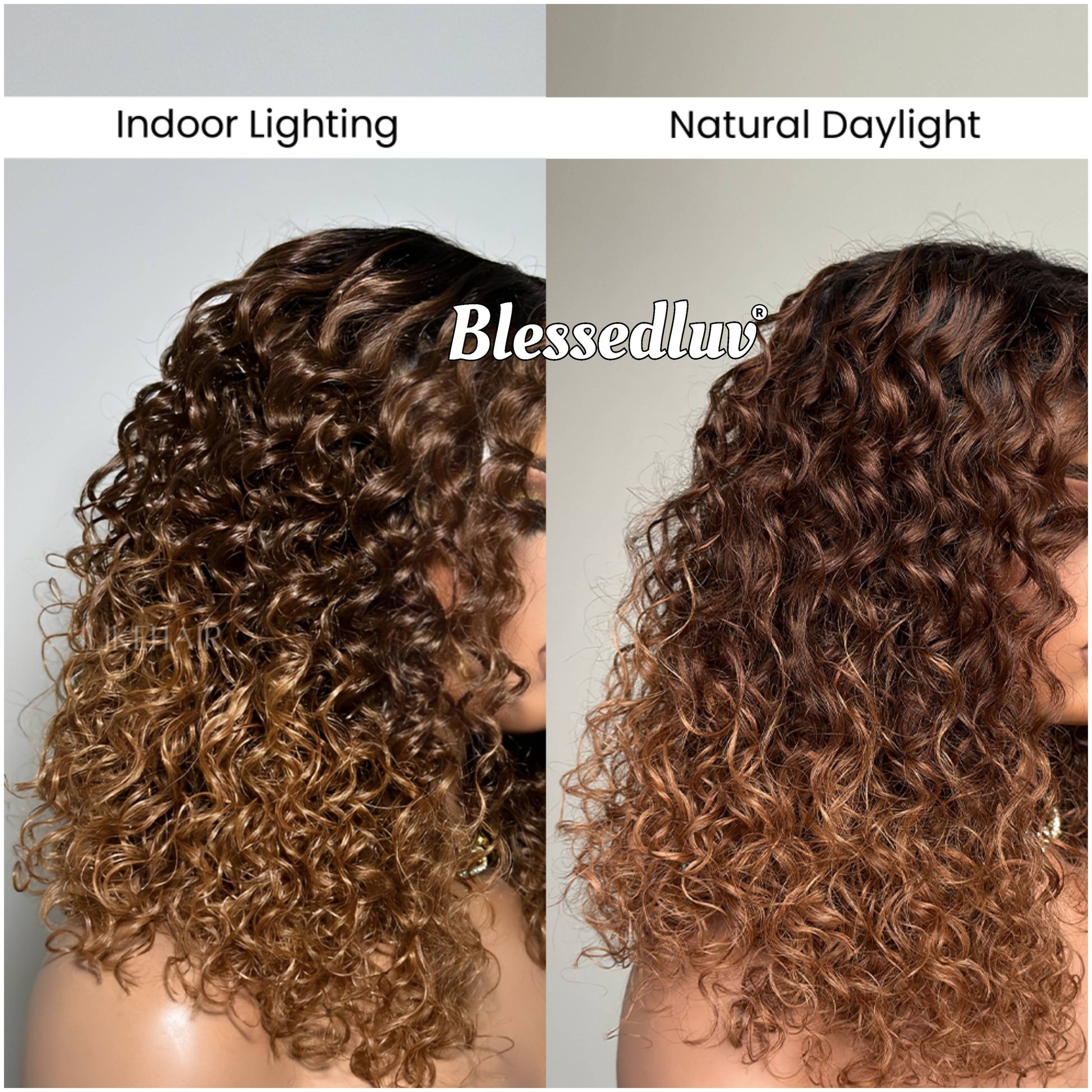 Valentina – 3-Tone Ombre Glueless Curly Bangs, Ready to Wear-Blessedluv.com-Brazilianweave.com