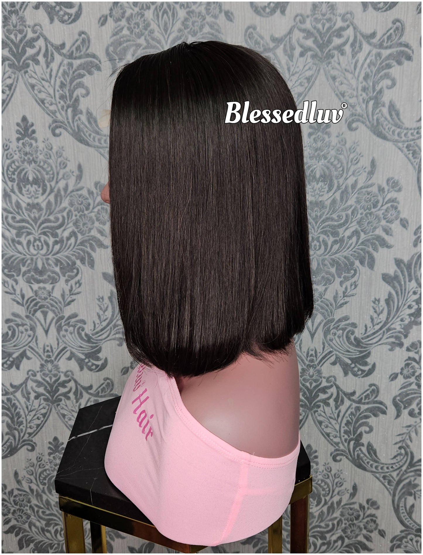 Anabella - Glueless Double Drawn Lace Closure Bob Wig-Wig-Blessedluv.com-Brazilianweave.com