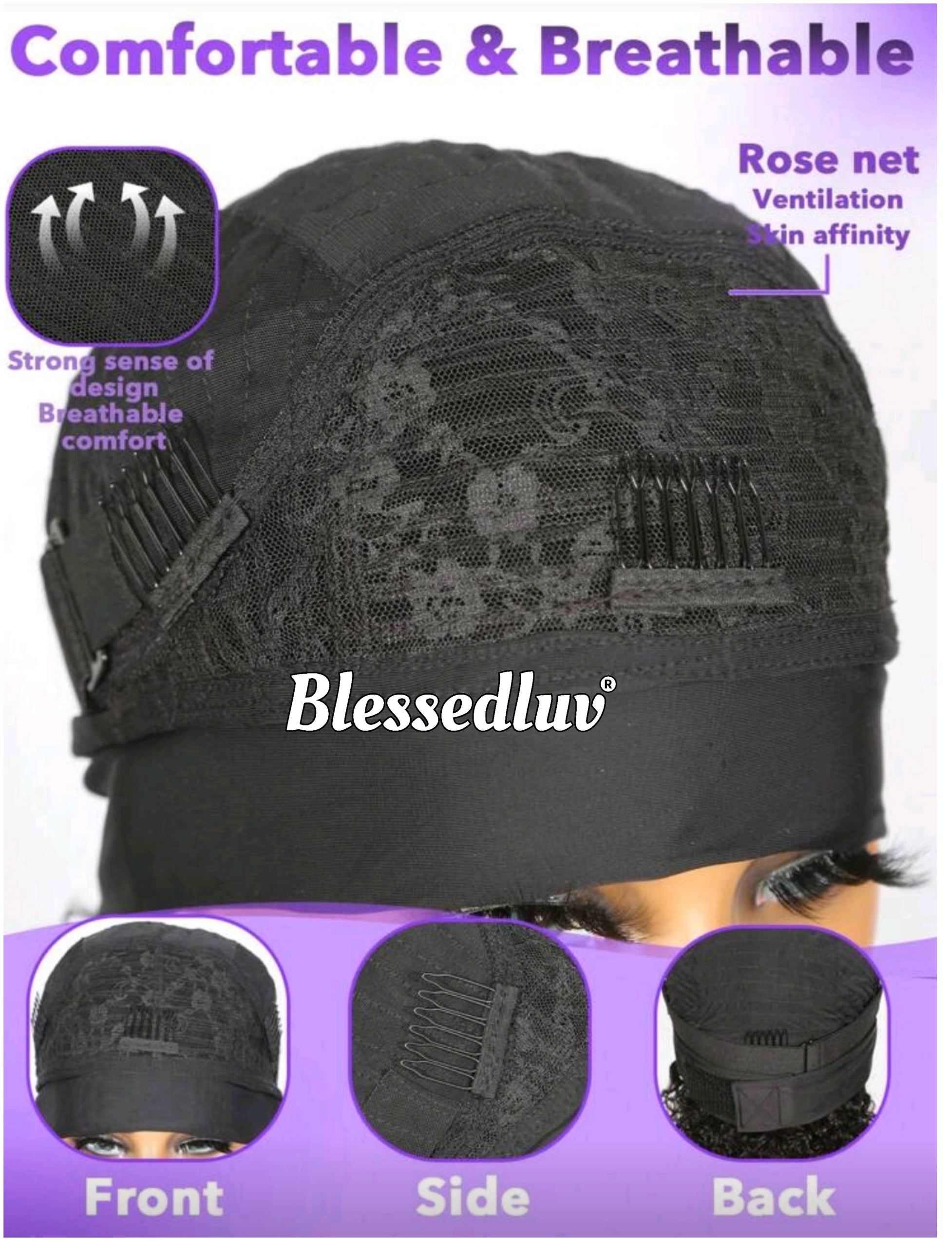 Abby 3-in-1 Wig Straight & Glueless Frontal- Wear & Go-Blessedluv.com-Brazilianweave.com