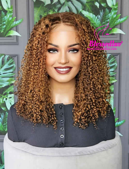 London - Luxury Curly Balayage Lace Closure Wig - Center Parting-WIG-www.blessedluv.com-Brazilianweave.com
