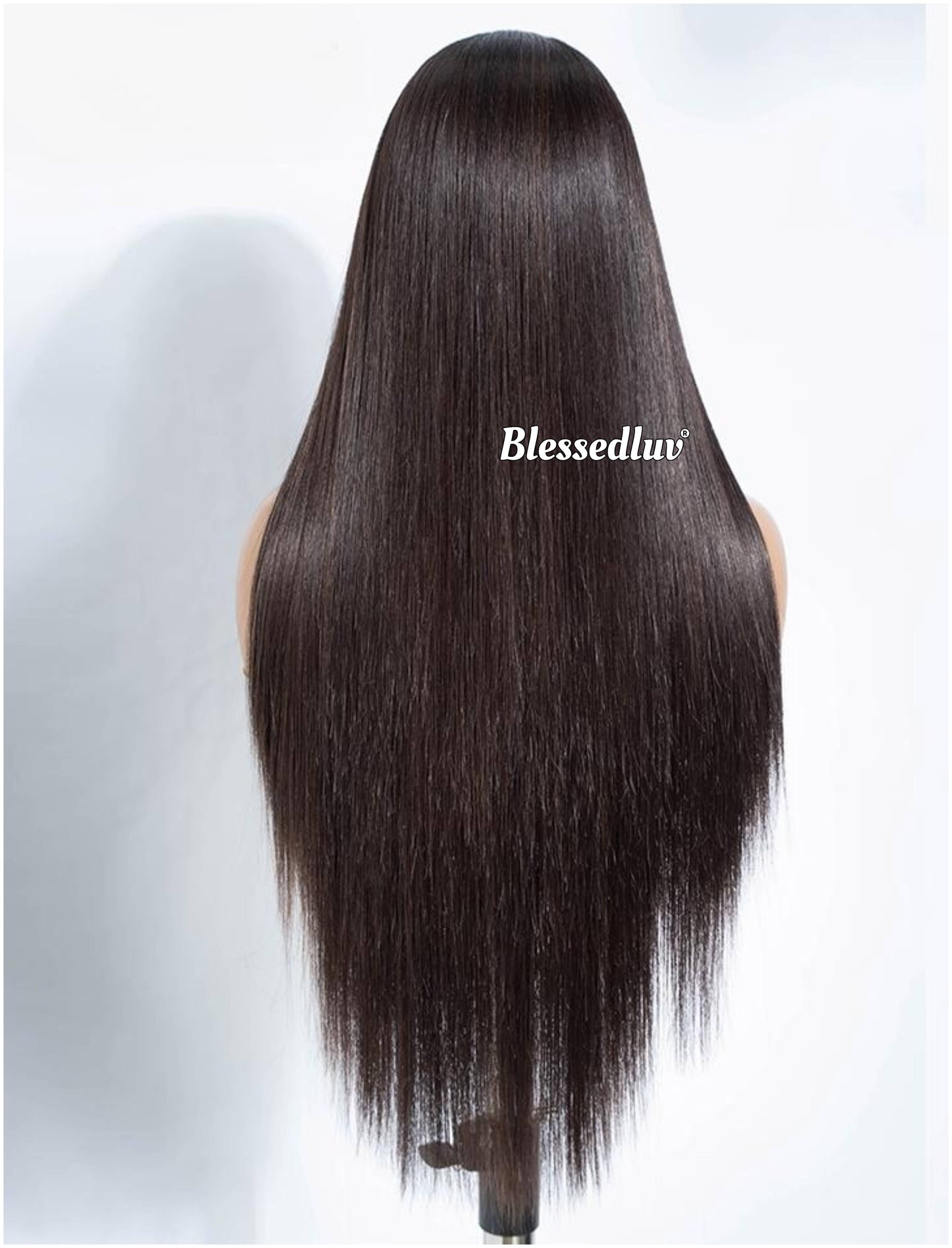 Sabrina – Bone Straight Lookalike Glueless Premium Human Hair Blend Wig-Wig-Blessedluv.com-Brazilianweave.com