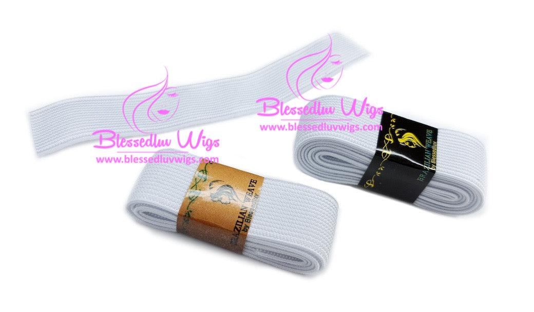 Elastic Small Band White-Black 1M-Hair Accessories-Brazilianweave.com-Brazilianweave.com
