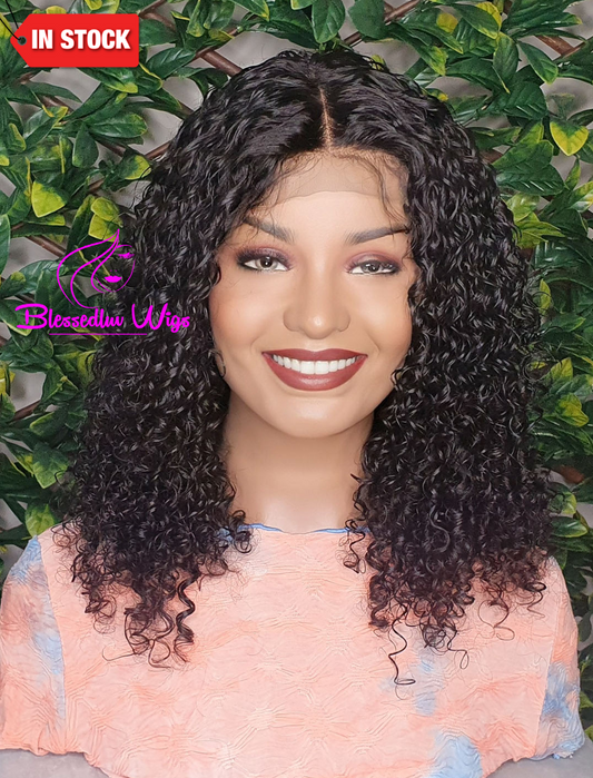 Trinity - Brazilian Kinky Curls Lace Closure Wig-www.brazilianweave.com-Brazilianweave.com